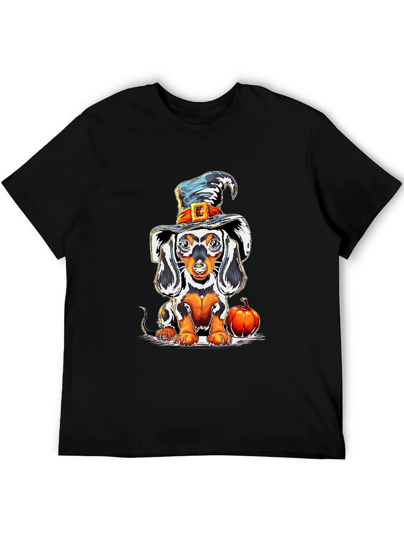 Dachshund Witch Halloween T-Shirt