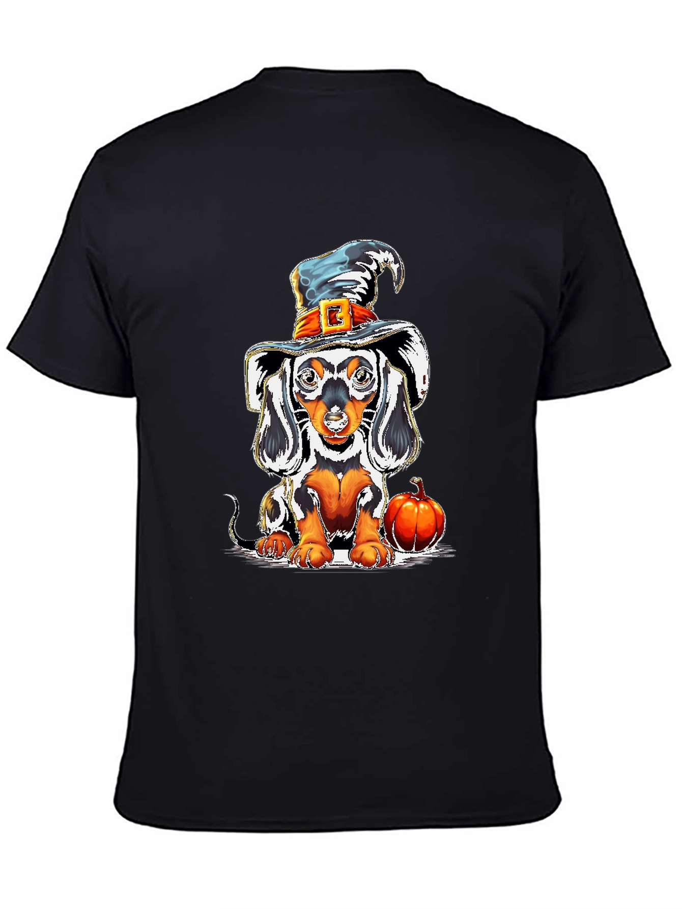 Dachshund Witch Halloween T-Shirt