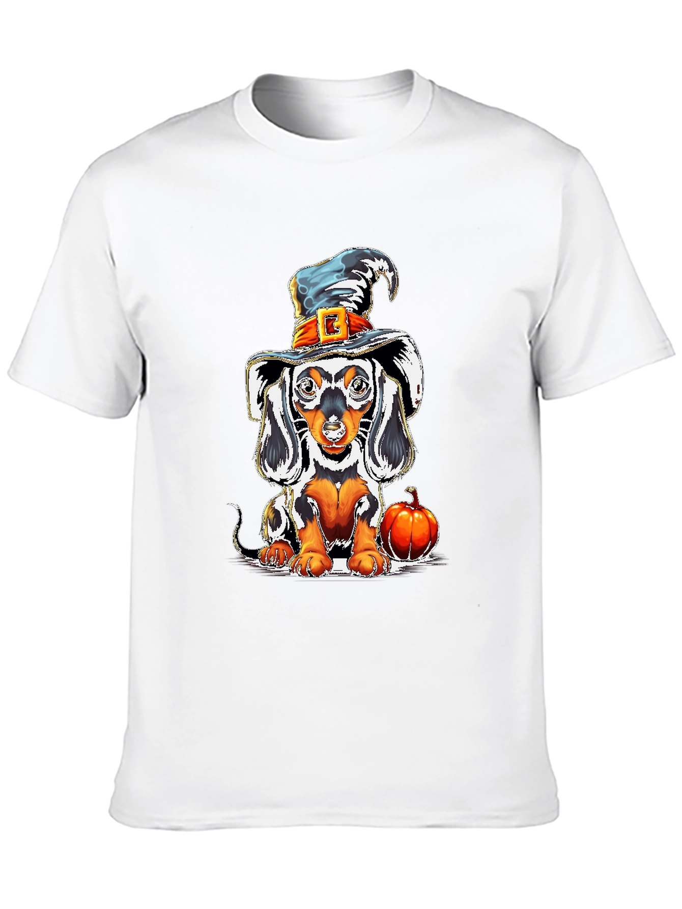 Dachshund Witch Halloween T-Shirt