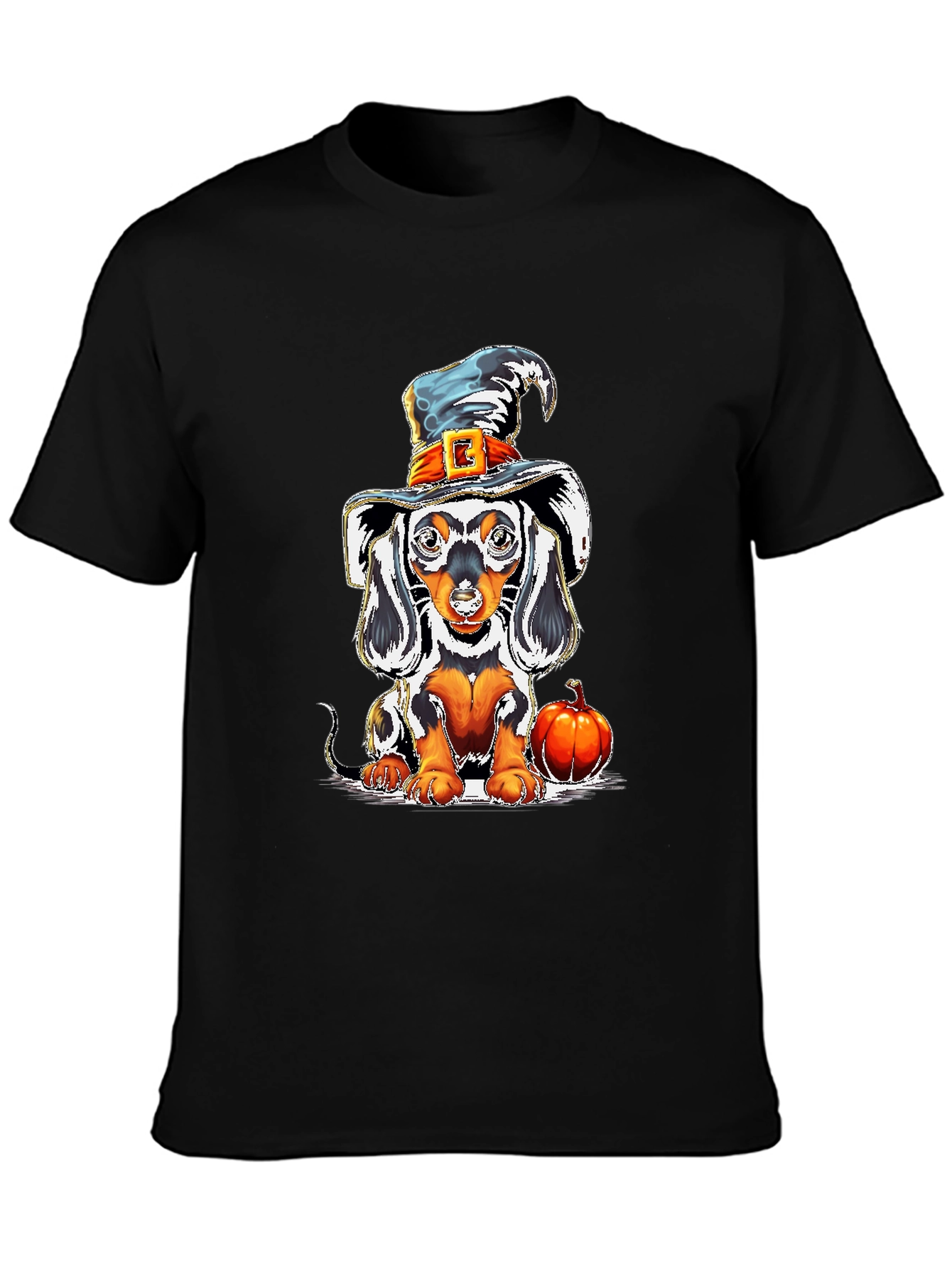 Dachshund Witch Halloween T-Shirt