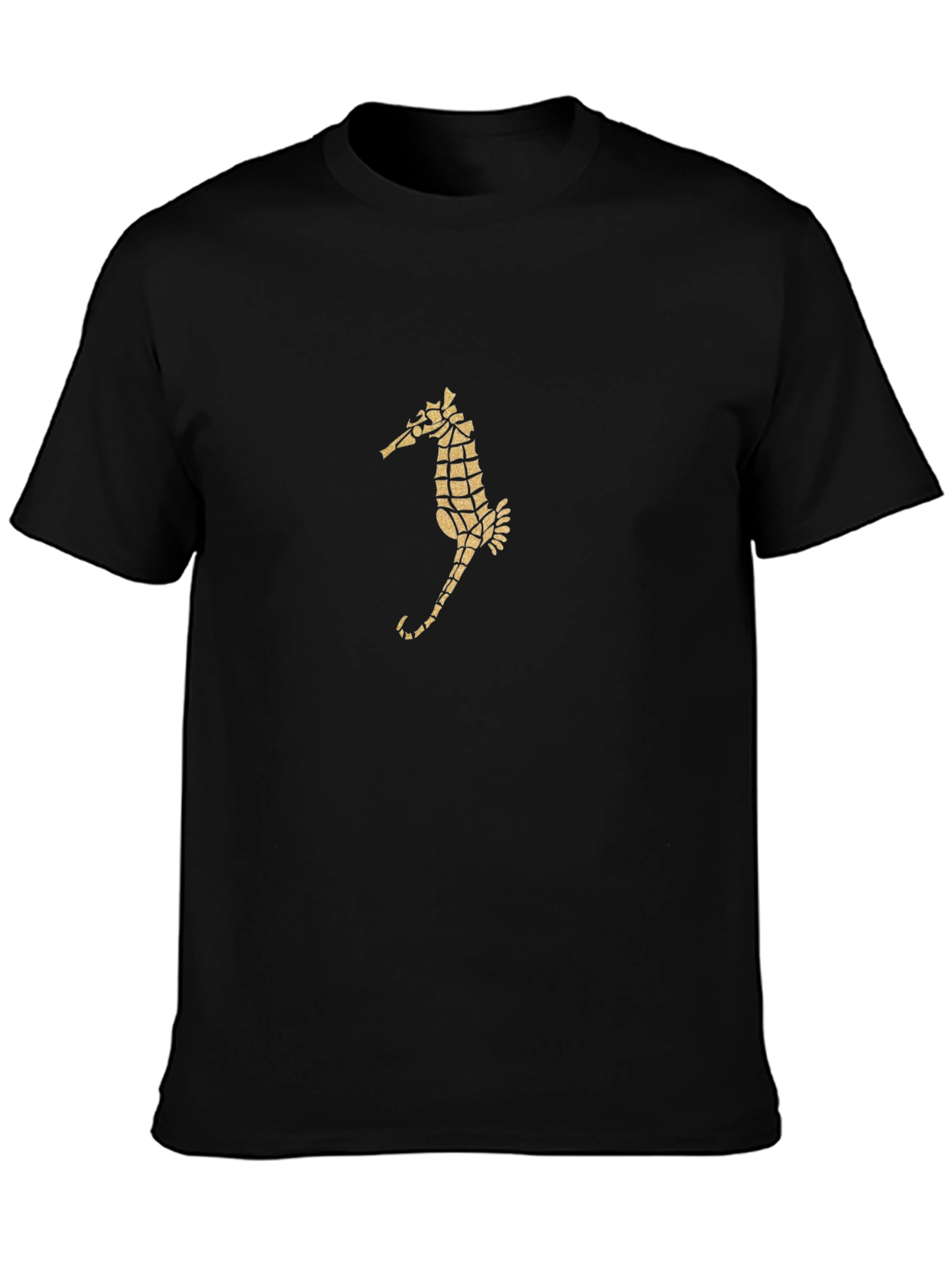 Black Seahorse Graphic Tee
