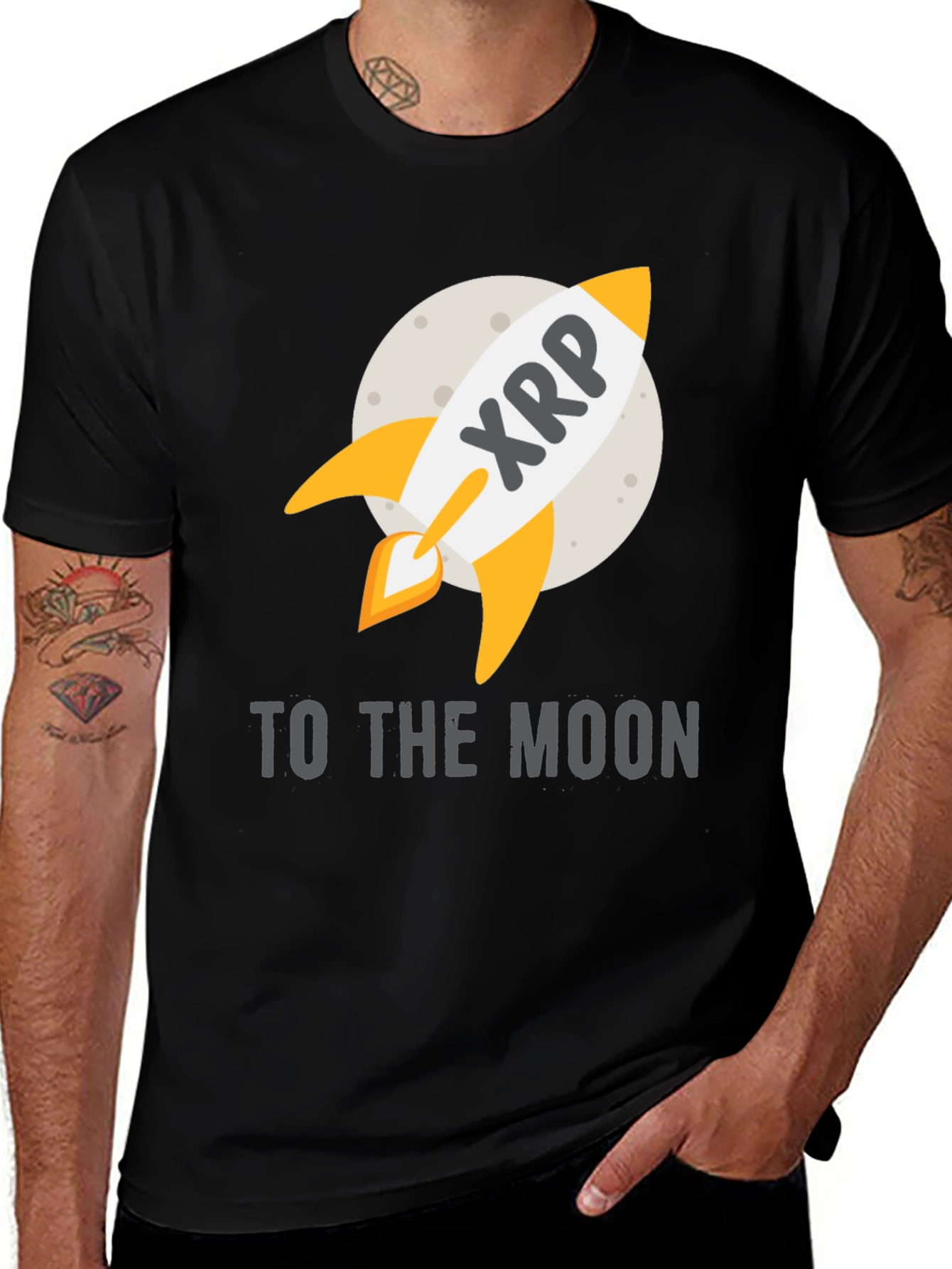XRP to the Moon T-Shirt - Crypto HODL