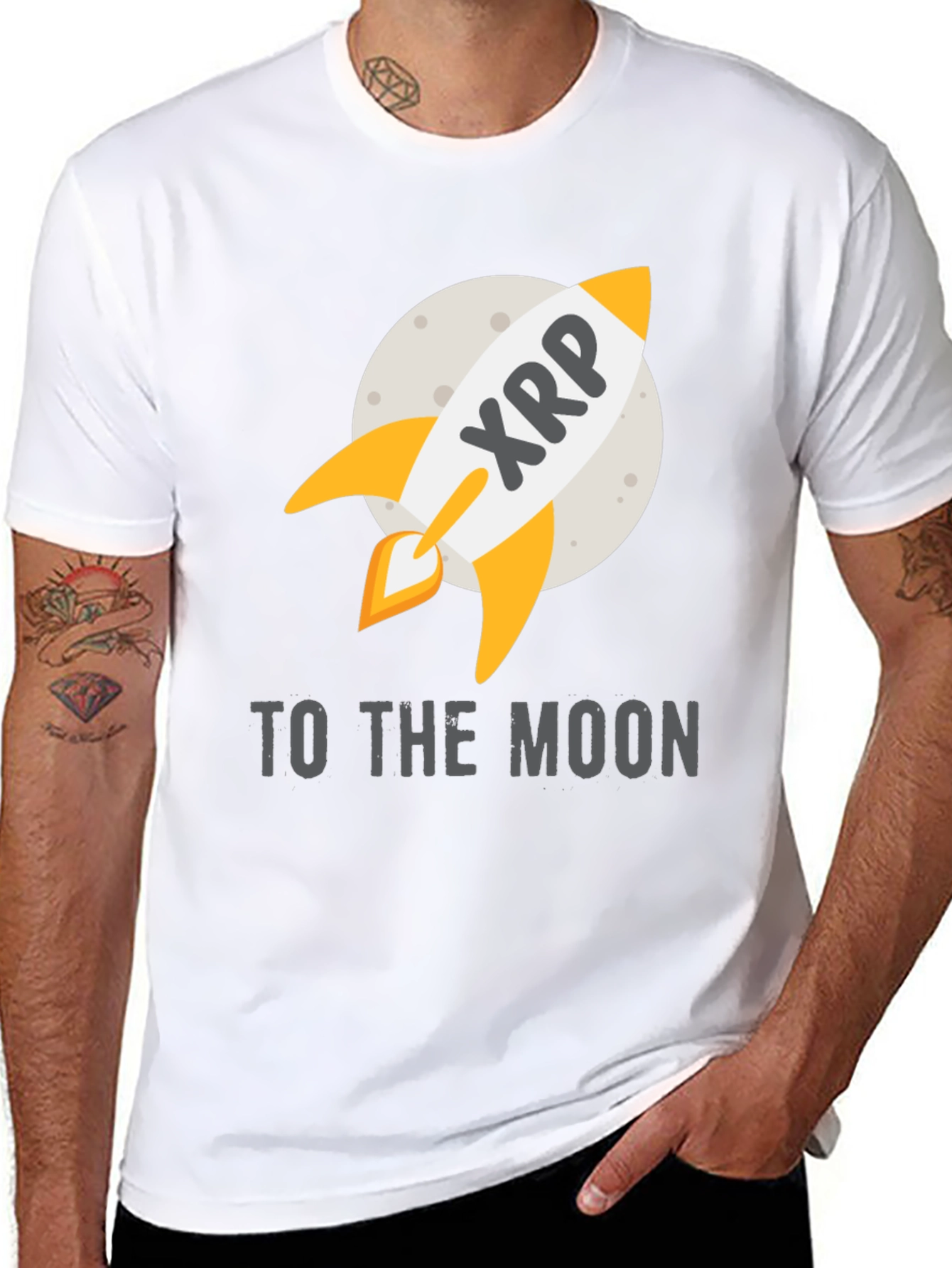 XRP to the Moon T-Shirt - Crypto HODL