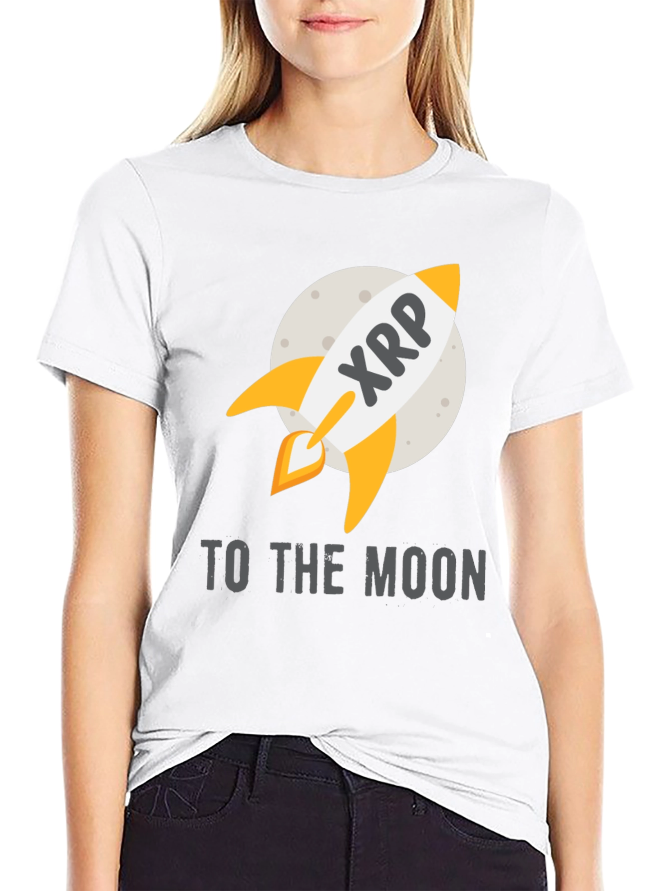XRP to the Moon T-Shirt - Crypto HODL
