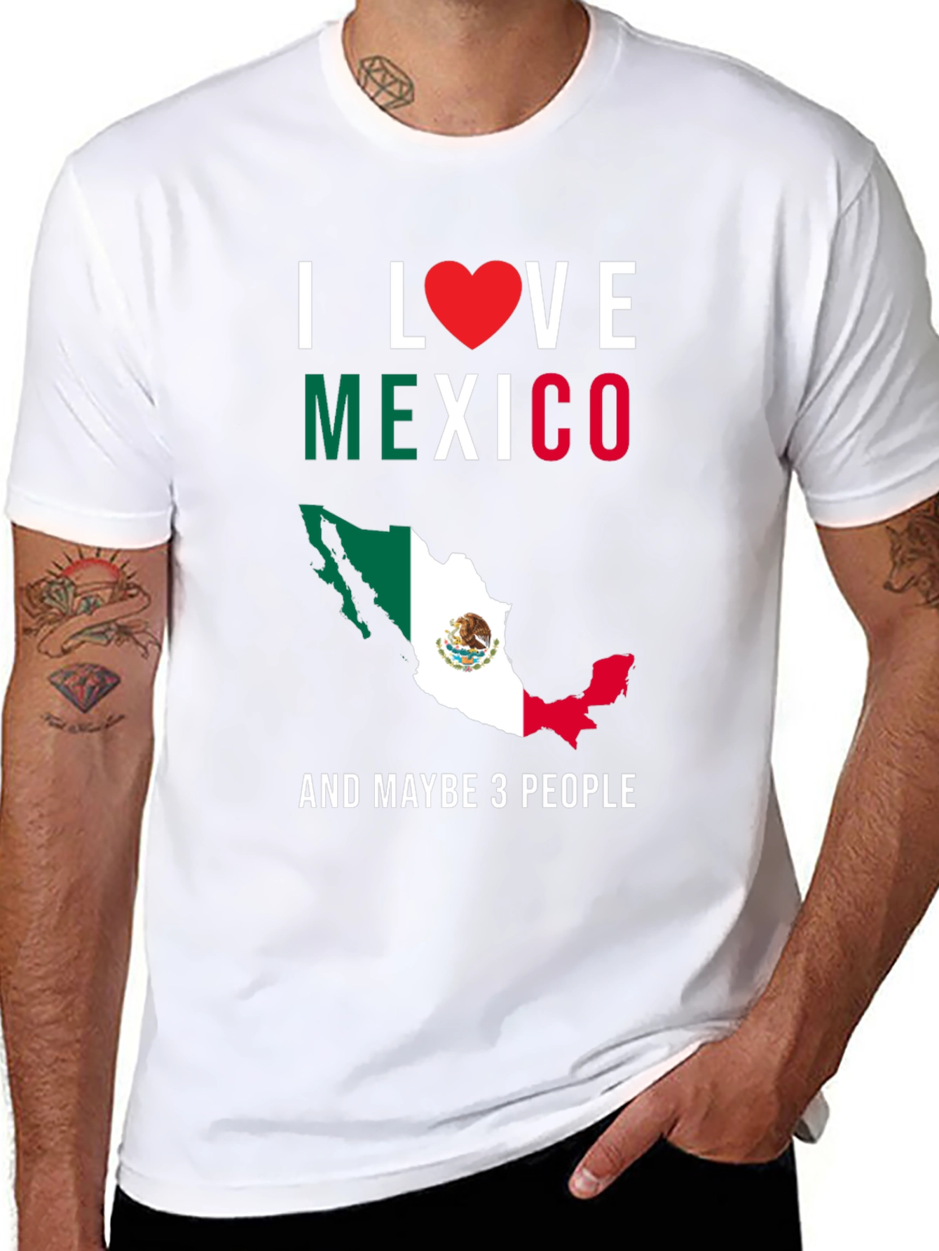 I Love Mexico Graphic Tee