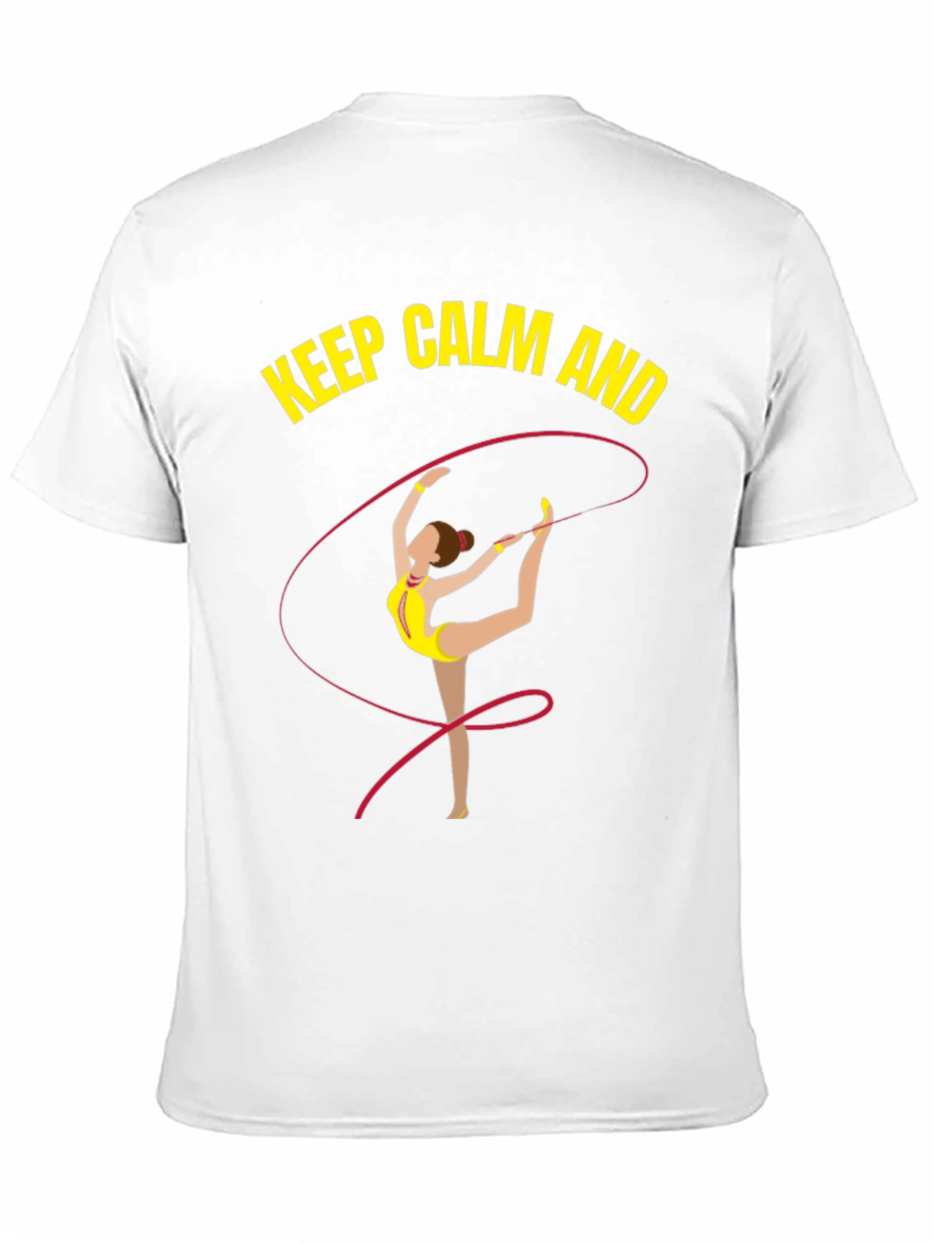 Keep Calm Gymnastics T-Shirt - Black
