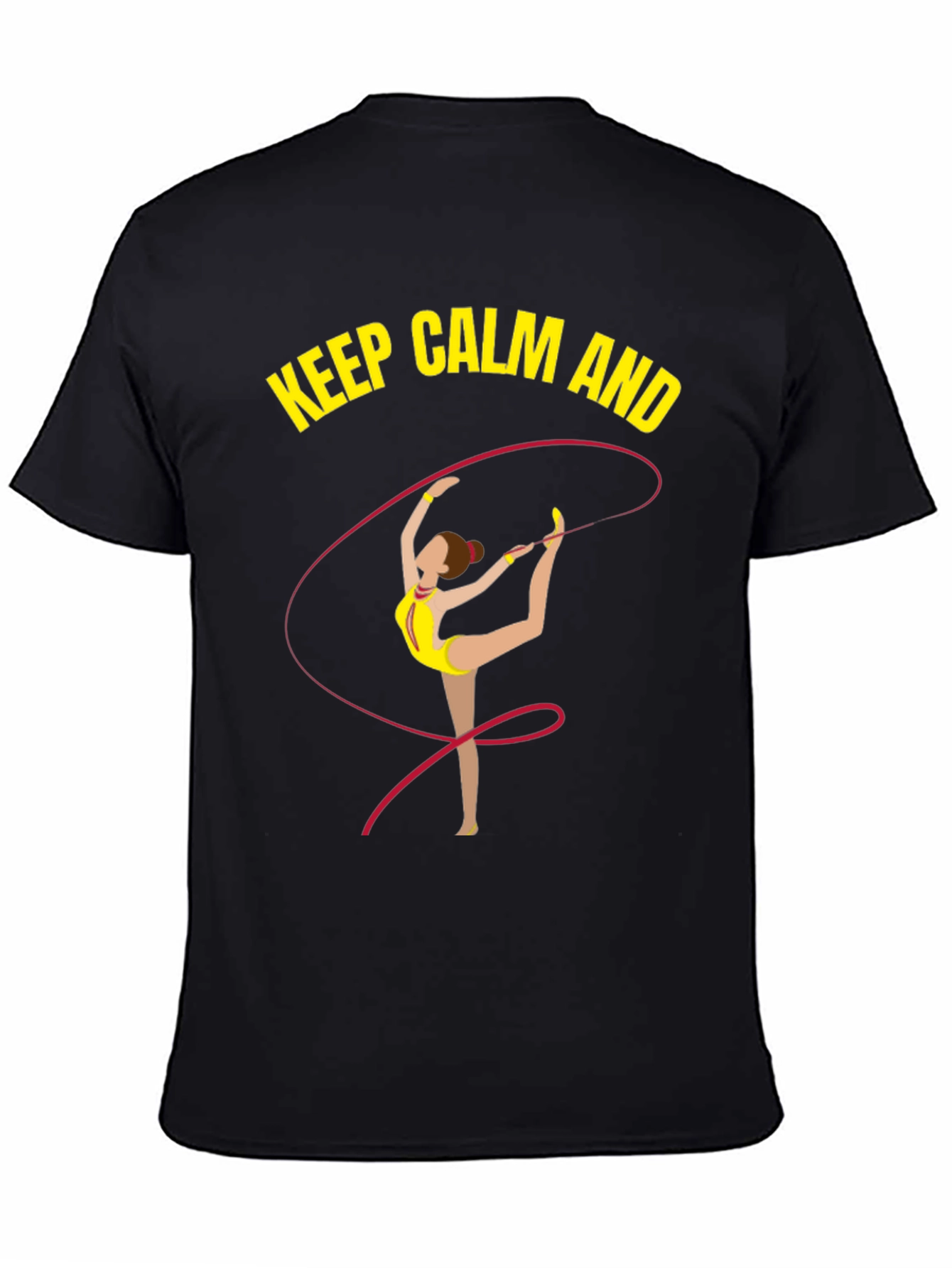 Keep Calm Gymnastics T-Shirt - Black