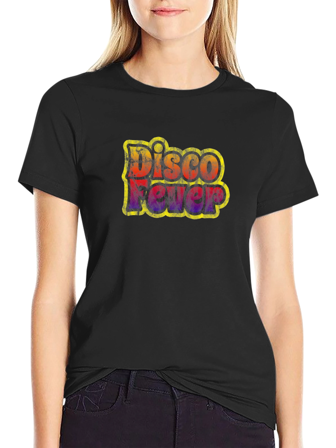 Retro Disco Fever Graphic T-Shirt