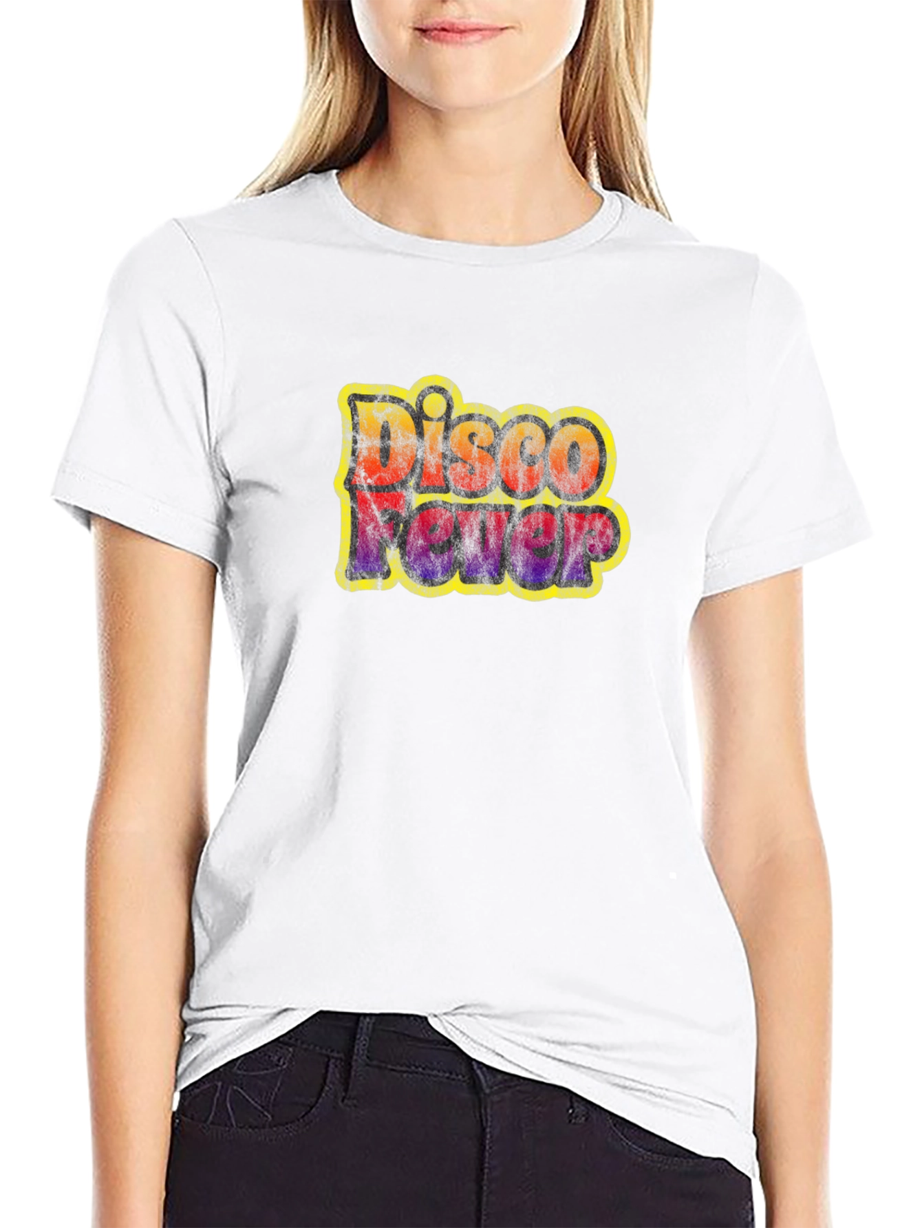 Retro Disco Fever Graphic T-Shirt