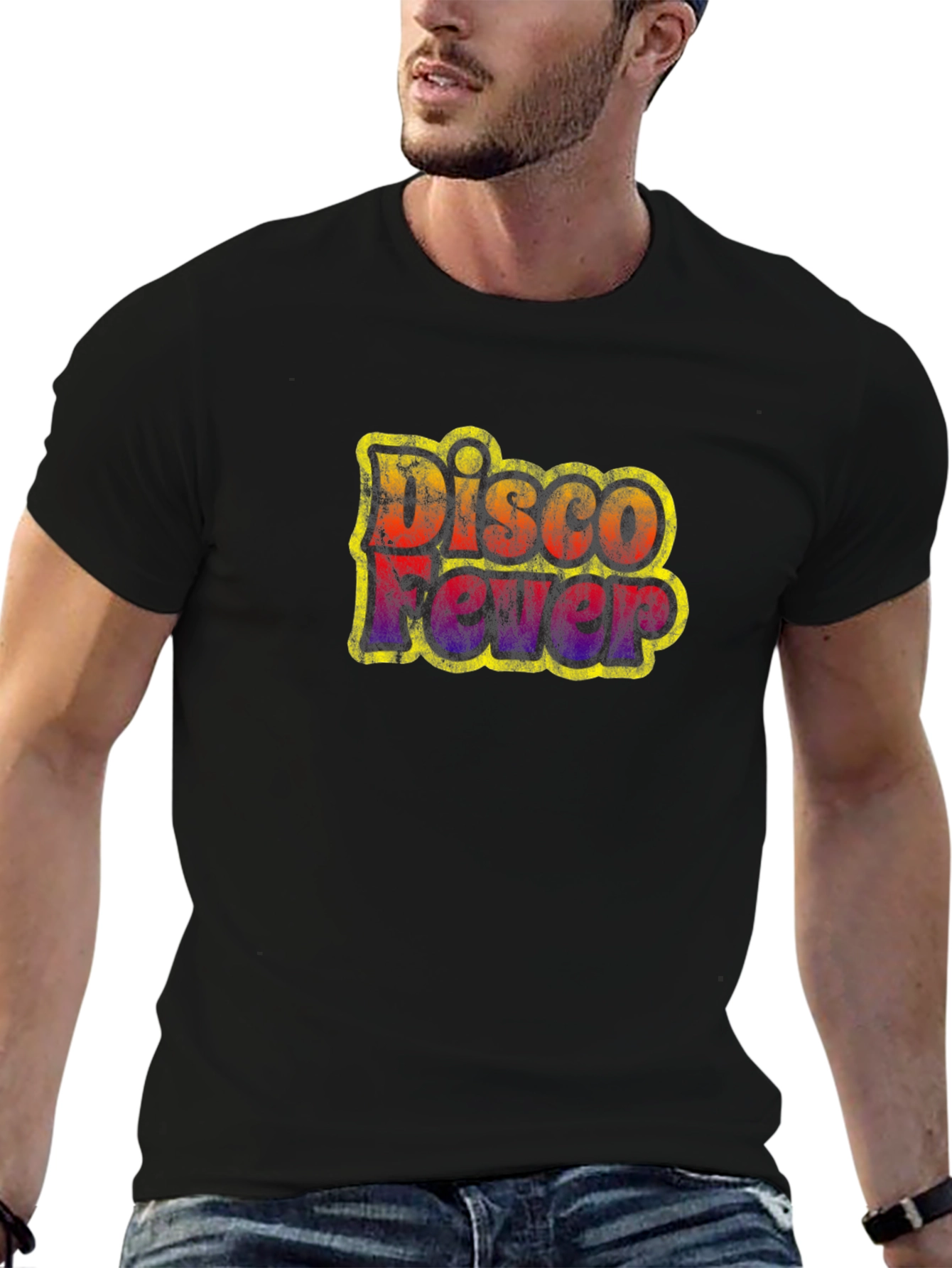 Retro Disco Fever Graphic T-Shirt