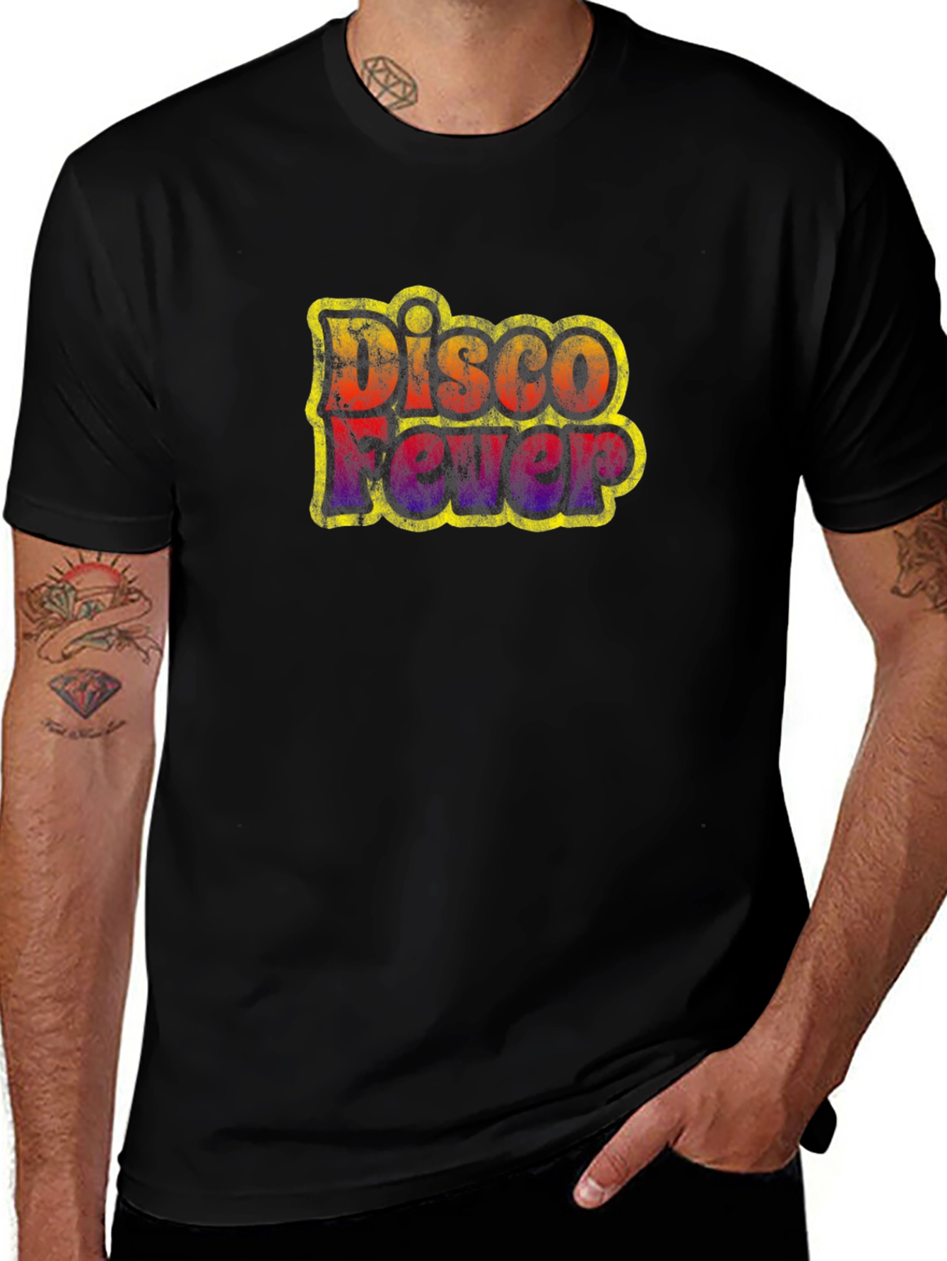 Retro Disco Fever Graphic T-Shirt