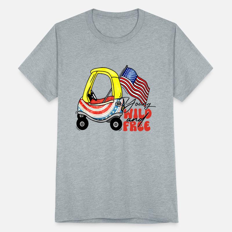 Young wild free Sticker