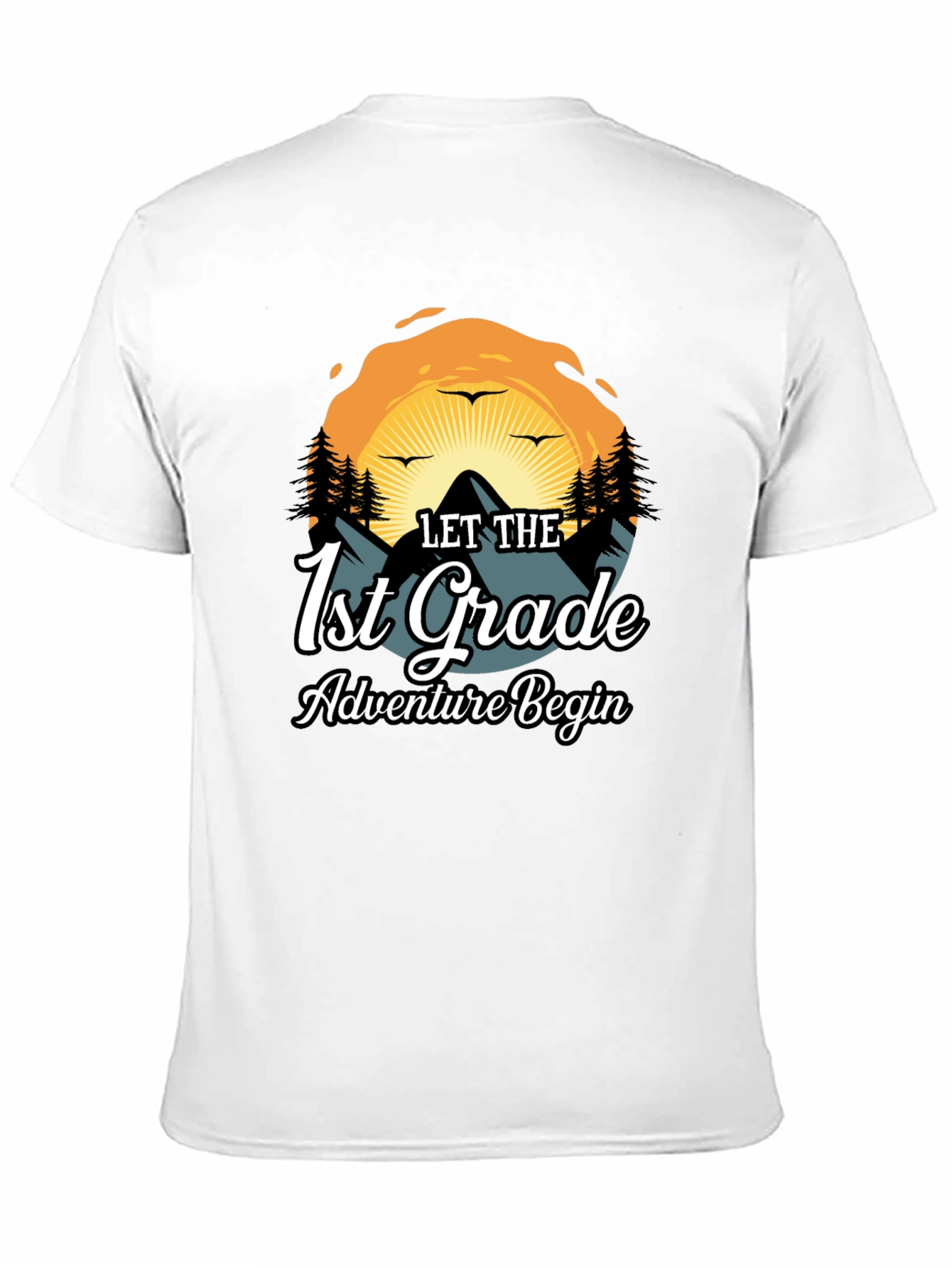 1st Grade Adventure Begins Graphic Tee