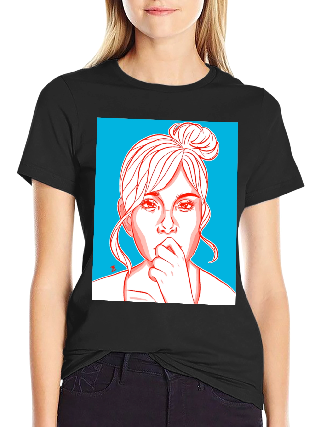 Graphic Tee - Woman Portrait