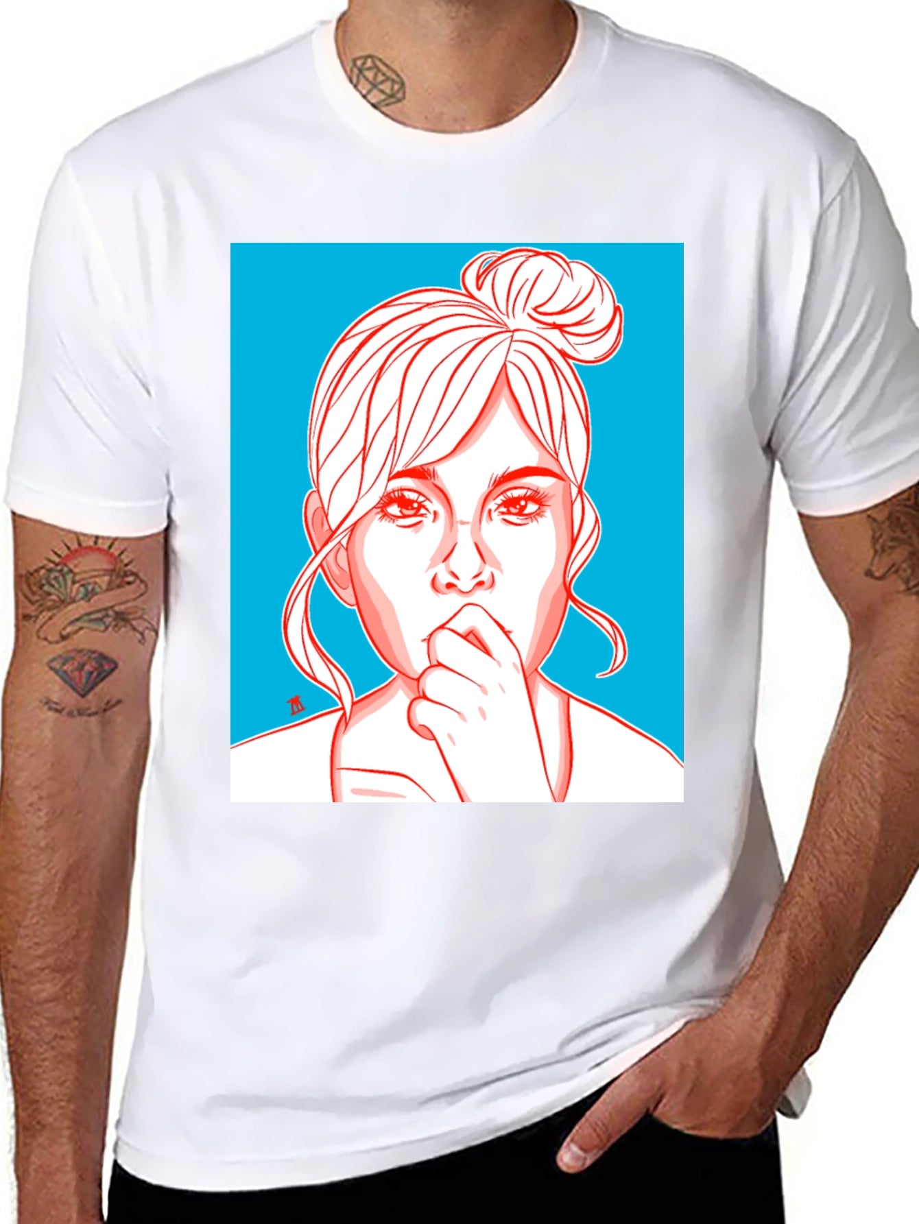 Graphic Tee - Woman Portrait