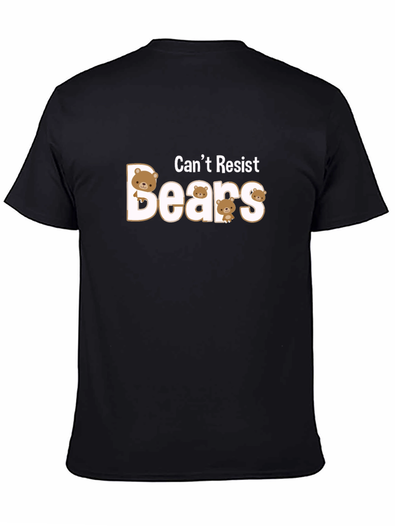 Cant Resist Cute Bears Graphic Tee