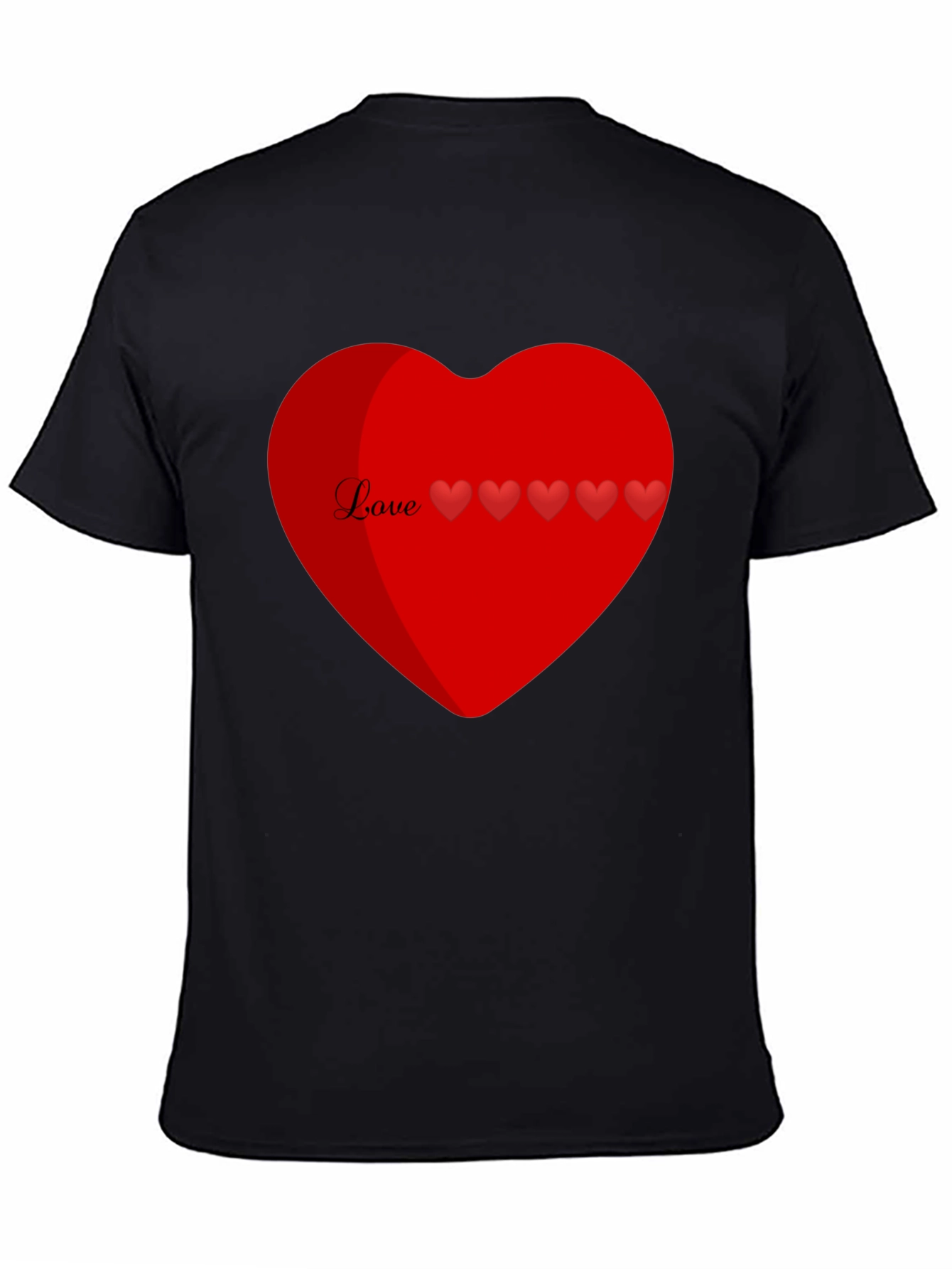 Love Heart Graphic T-Shirt Valentines Day