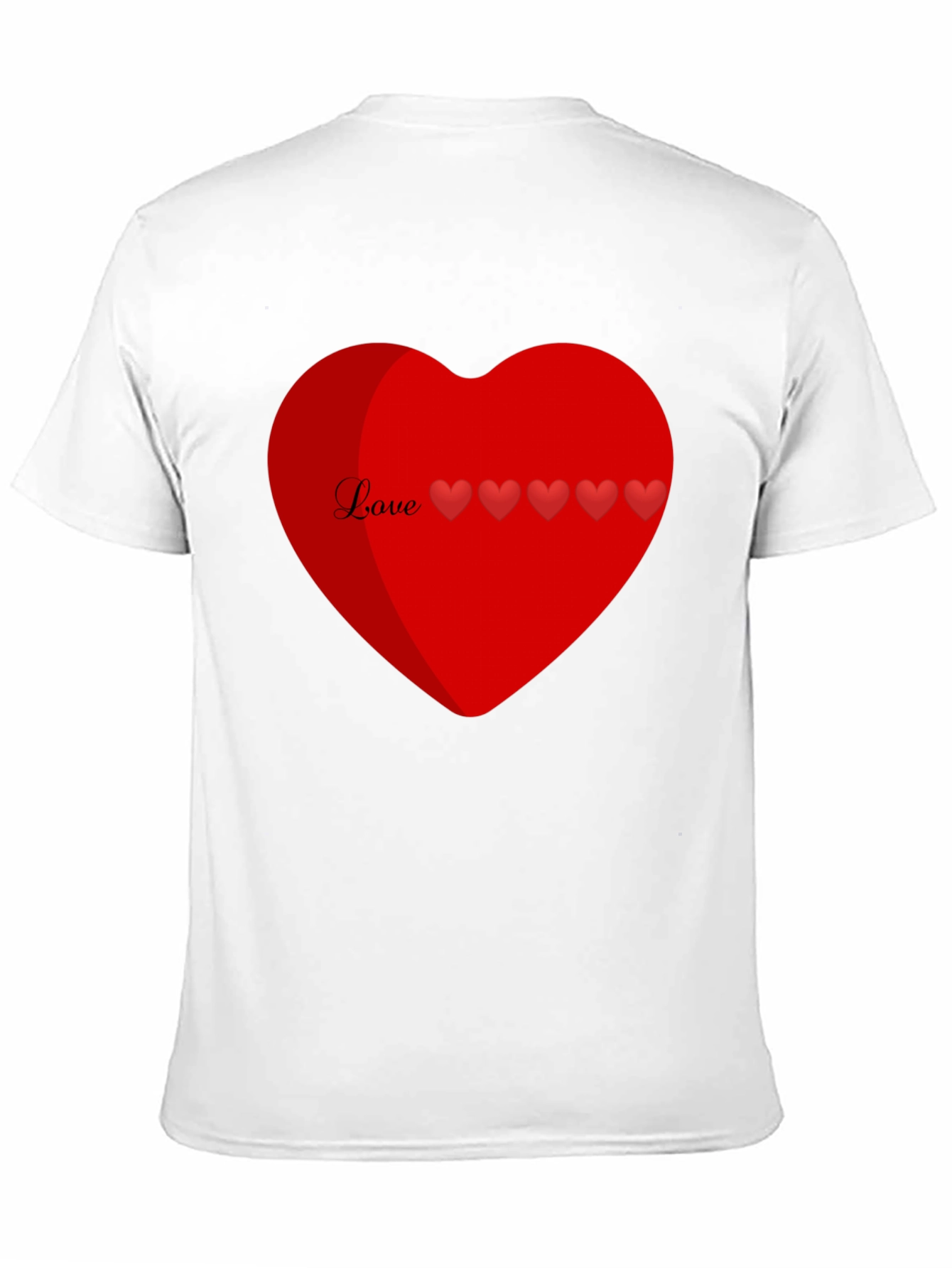 Love Heart Graphic T-Shirt Valentines Day