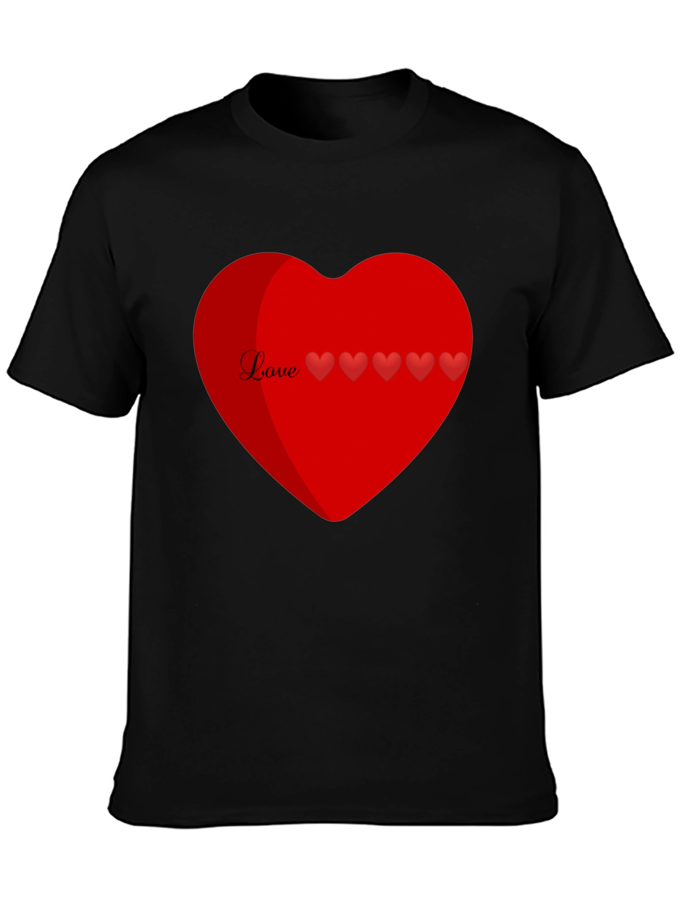 Love Heart Graphic T-Shirt Valentines Day