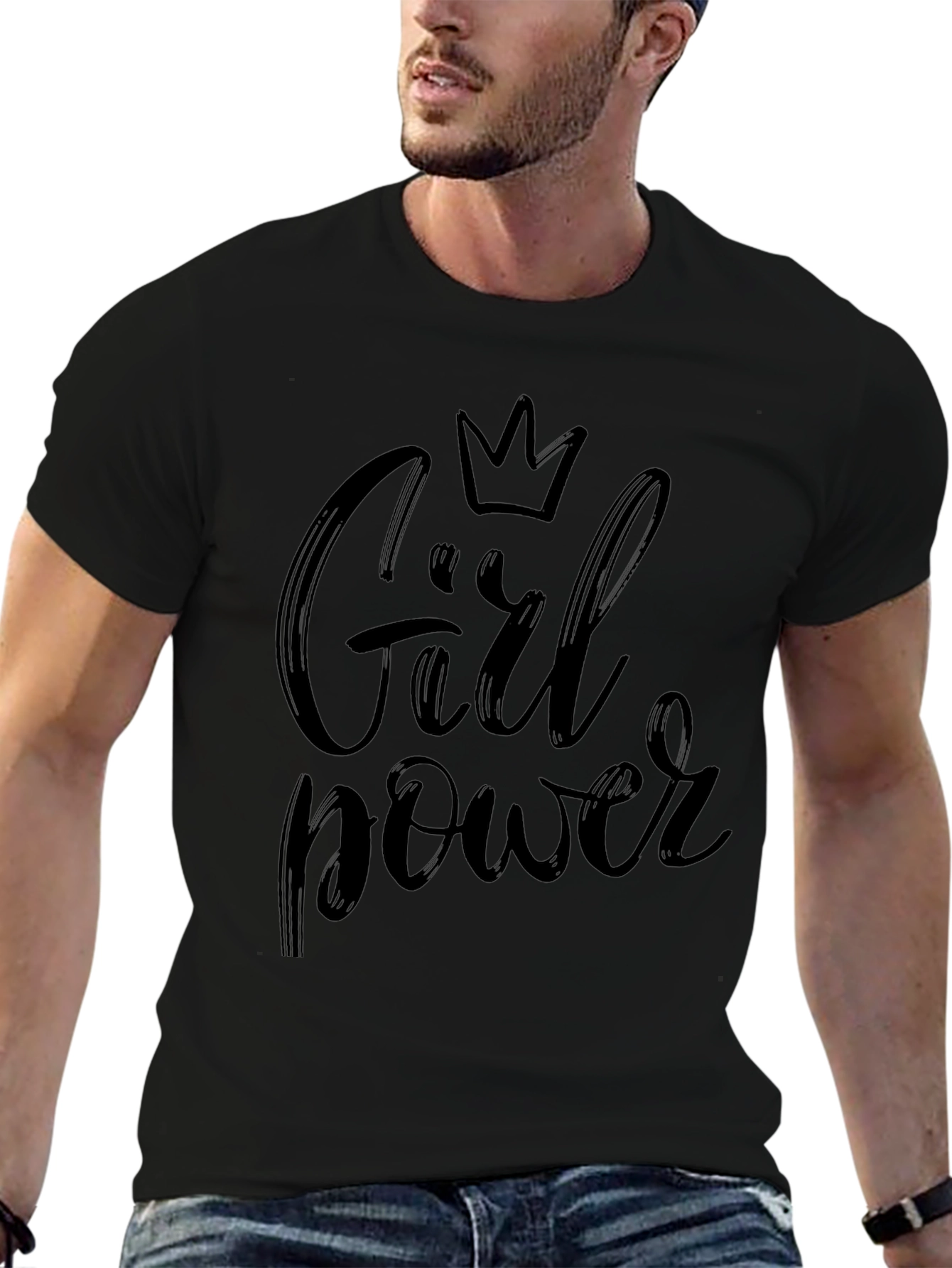 Girl Power Black T-Shirt