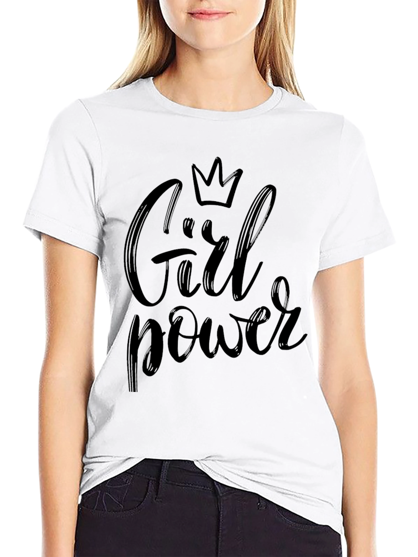 Girl Power Black T-Shirt