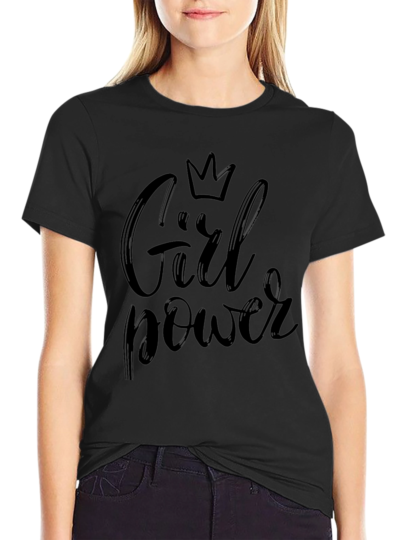 Girl Power Black T-Shirt