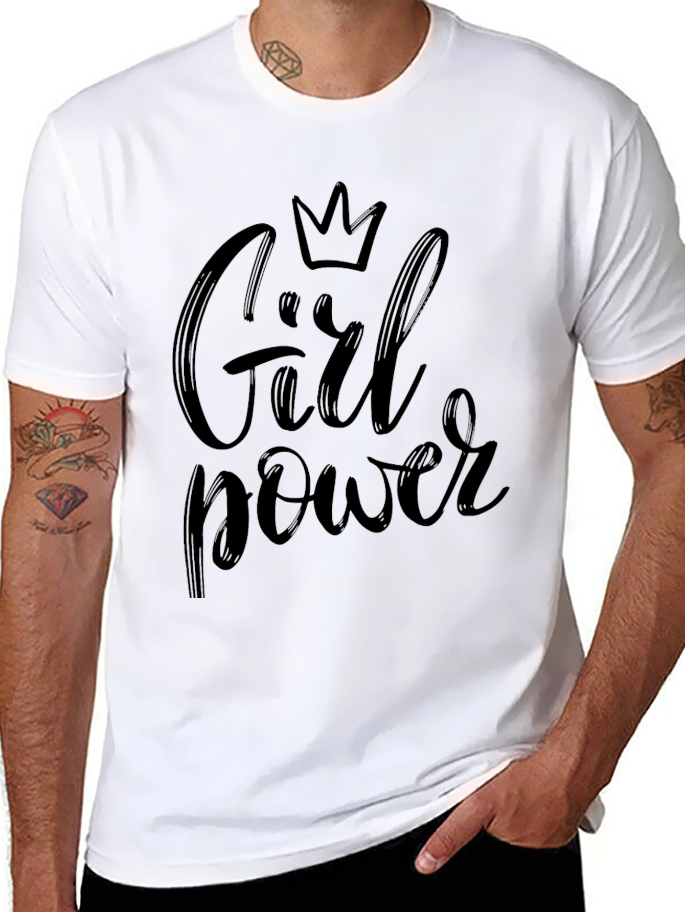 Girl Power Black T-Shirt