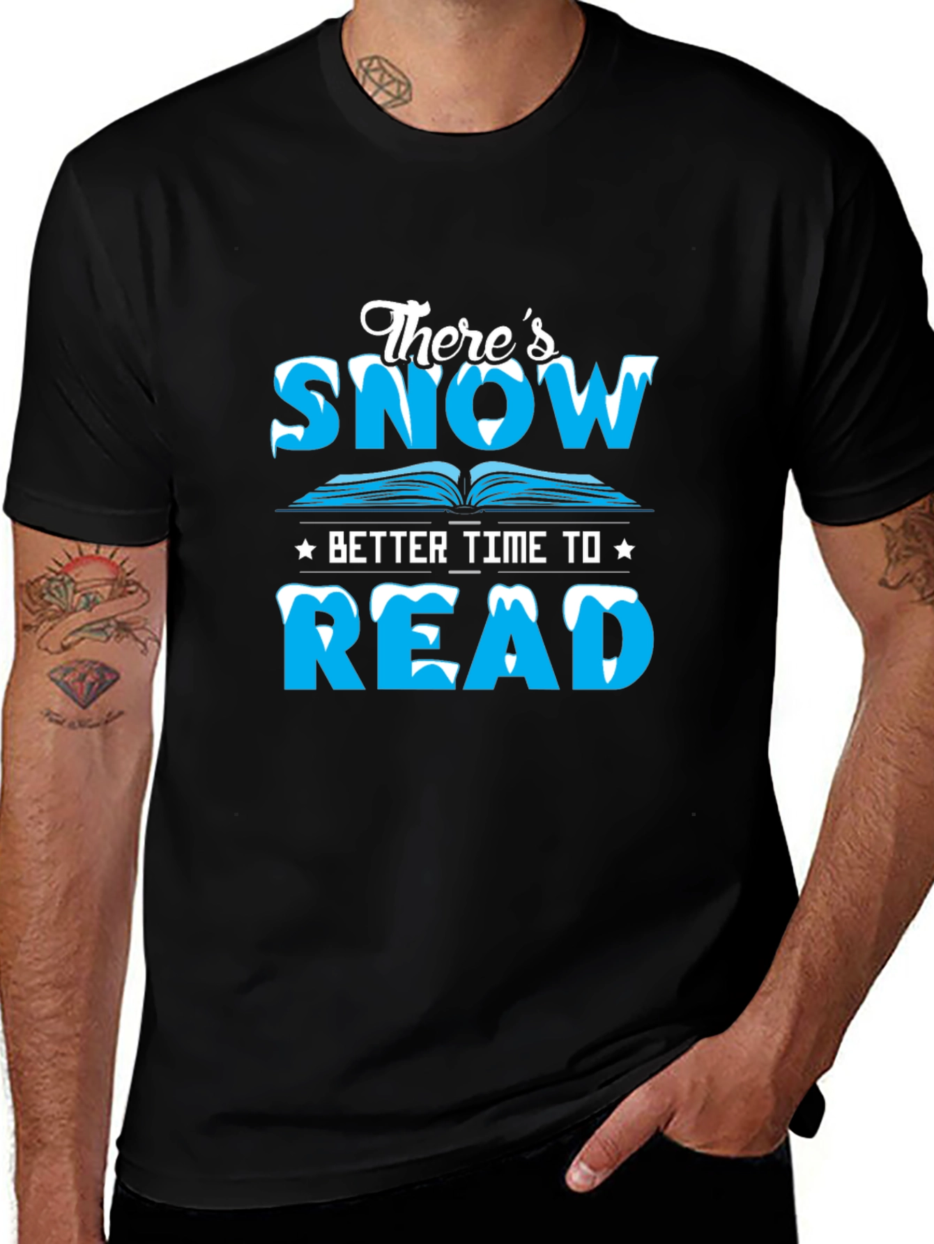 Snow Better Time To Read Graphic Tee