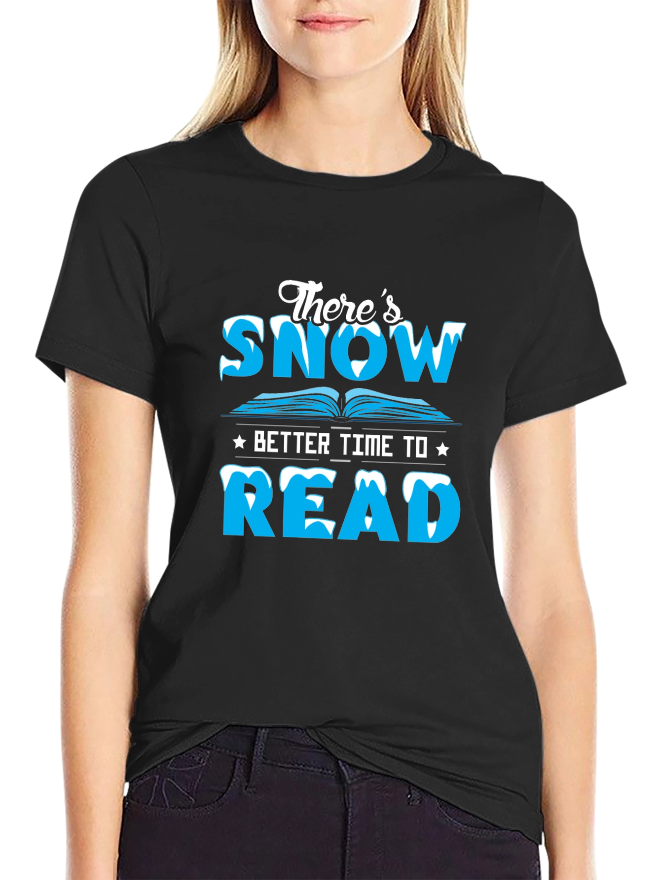 Snow Better Time To Read Graphic Tee