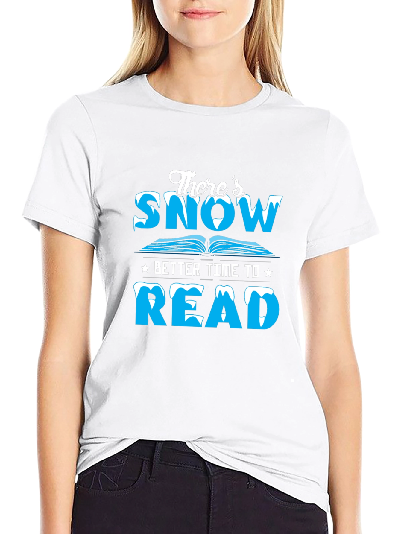 Snow Better Time To Read Graphic Tee