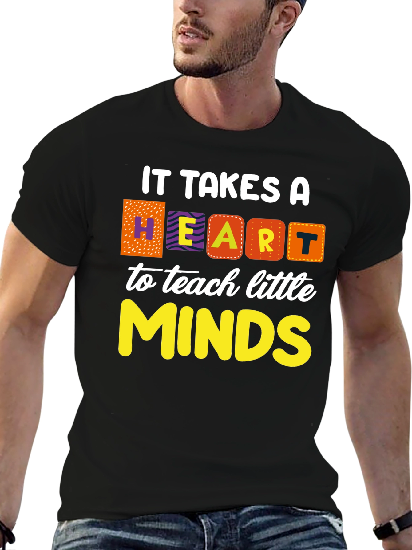 Heart to Teach Minds Teacher T-Shirt
