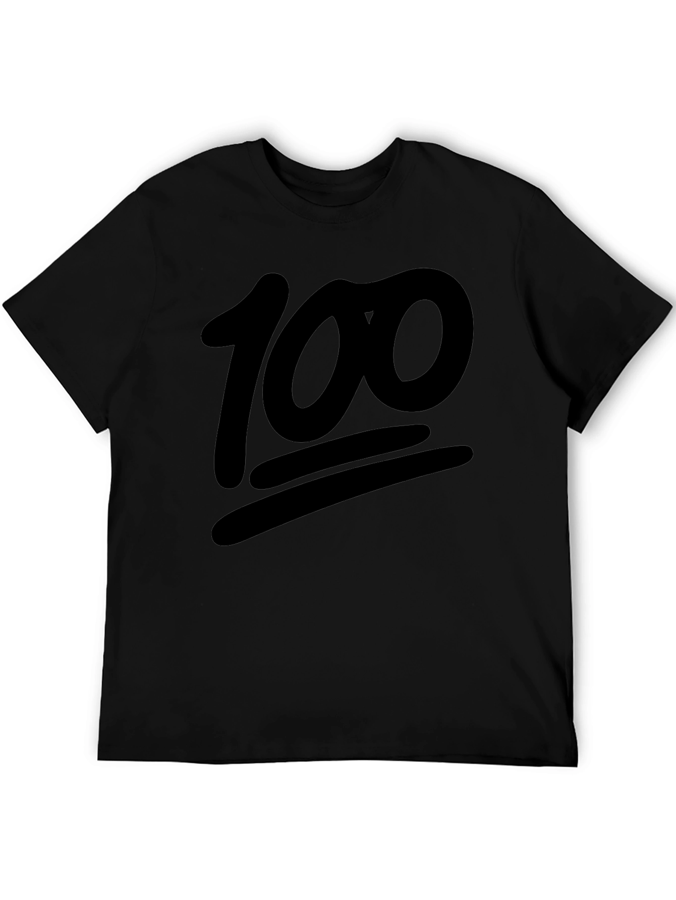 100 Emoji Black T-Shirt