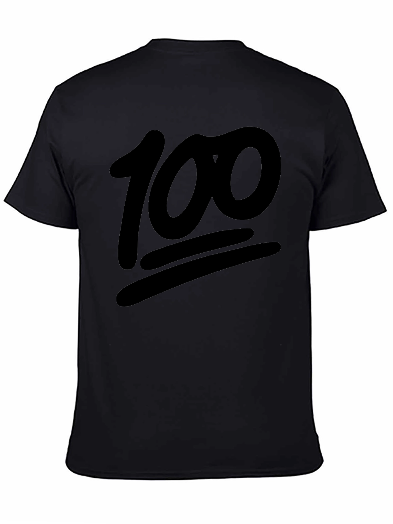 100 Emoji Black T-Shirt