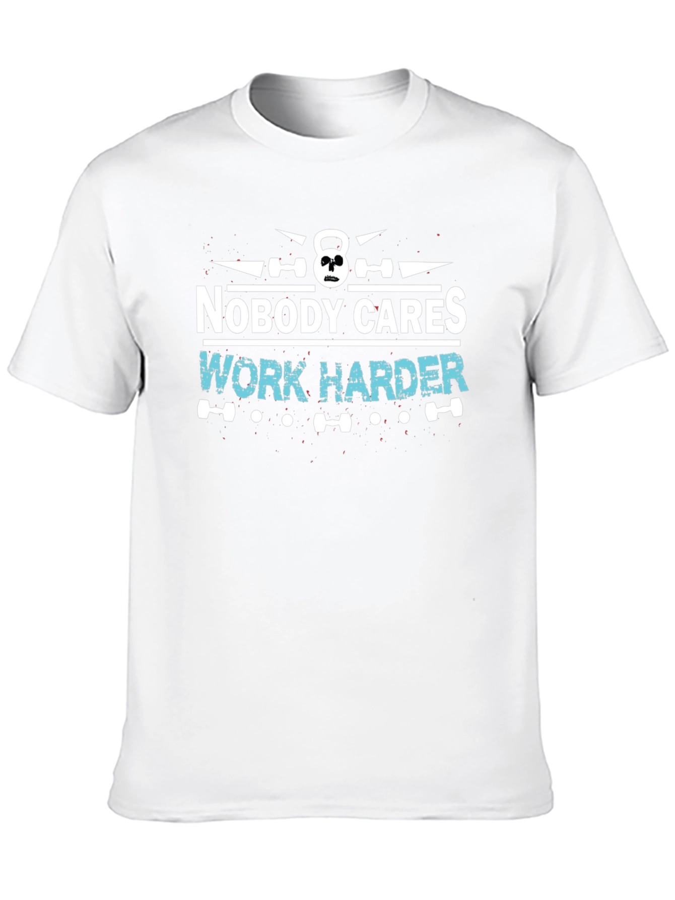 Nobody Cares Work Harder Black T-Shirt