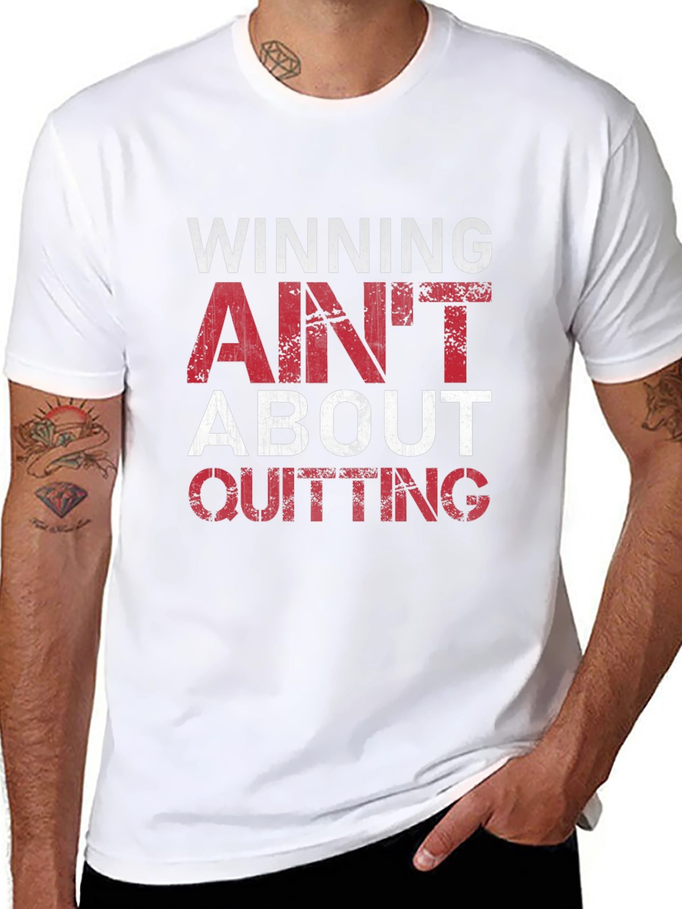 Winning Aint About Quitting T-Shirt