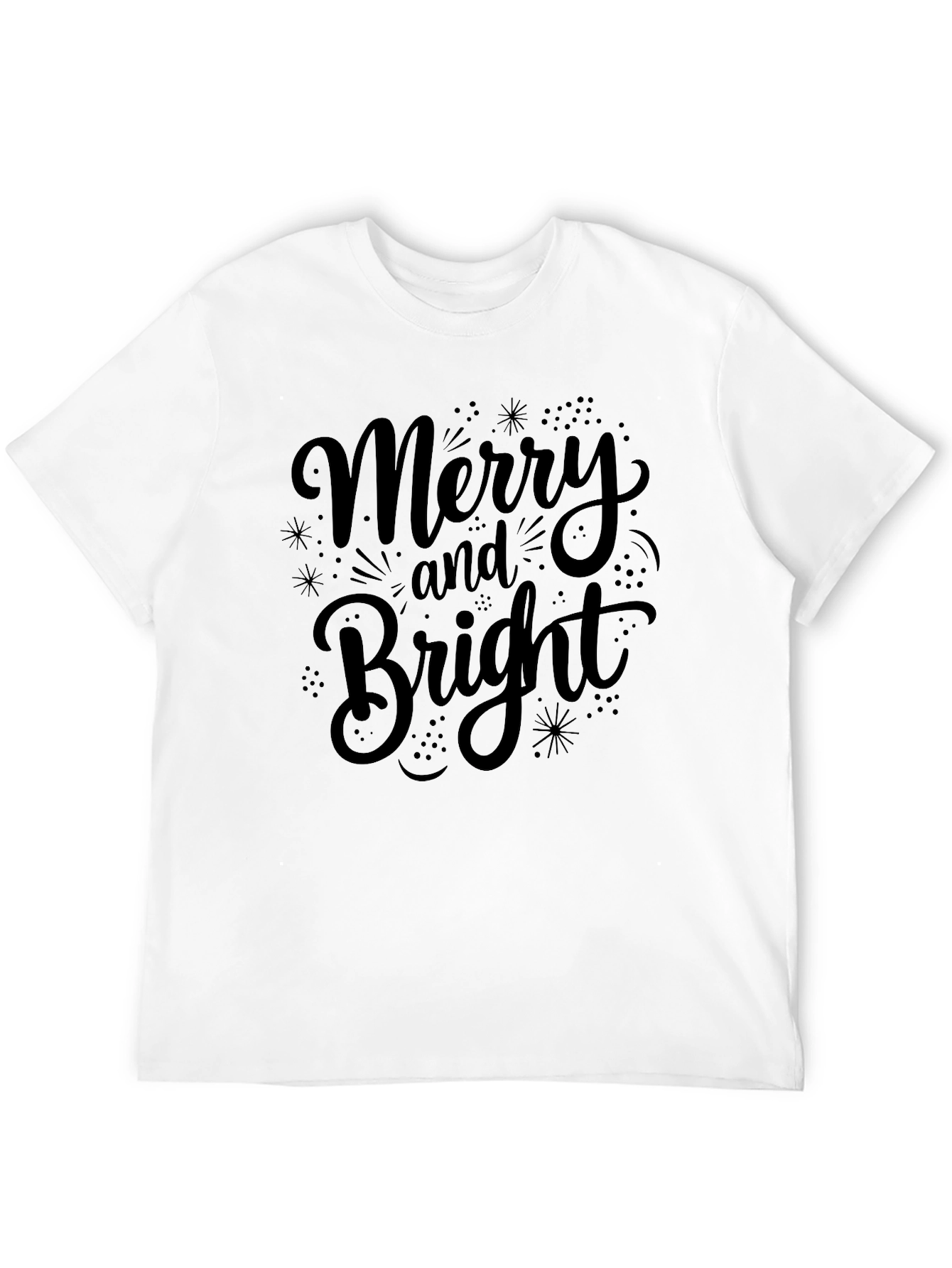 Merry and Bright Graphic Tee - Holiday Season