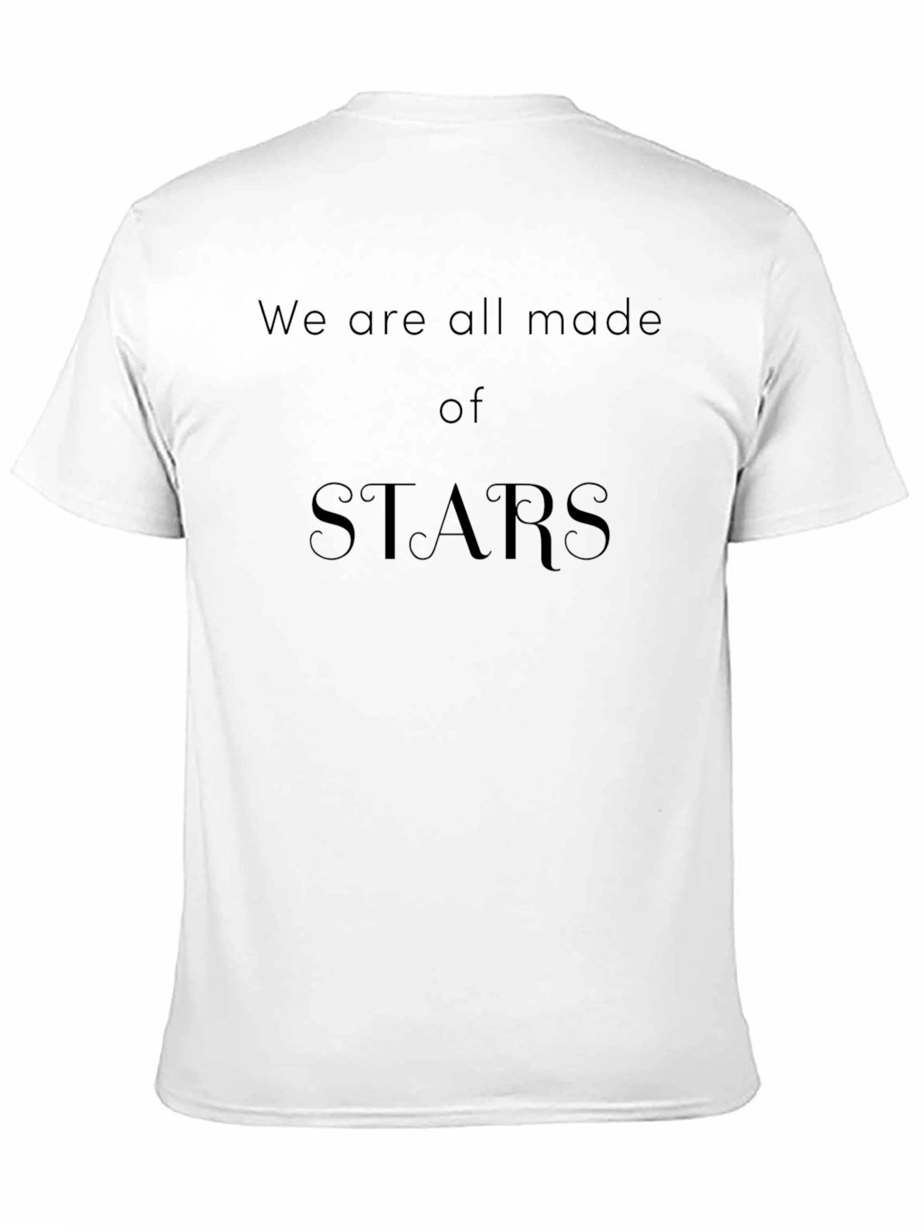 Stars Graphic T-Shirt - Black Unisex Tee