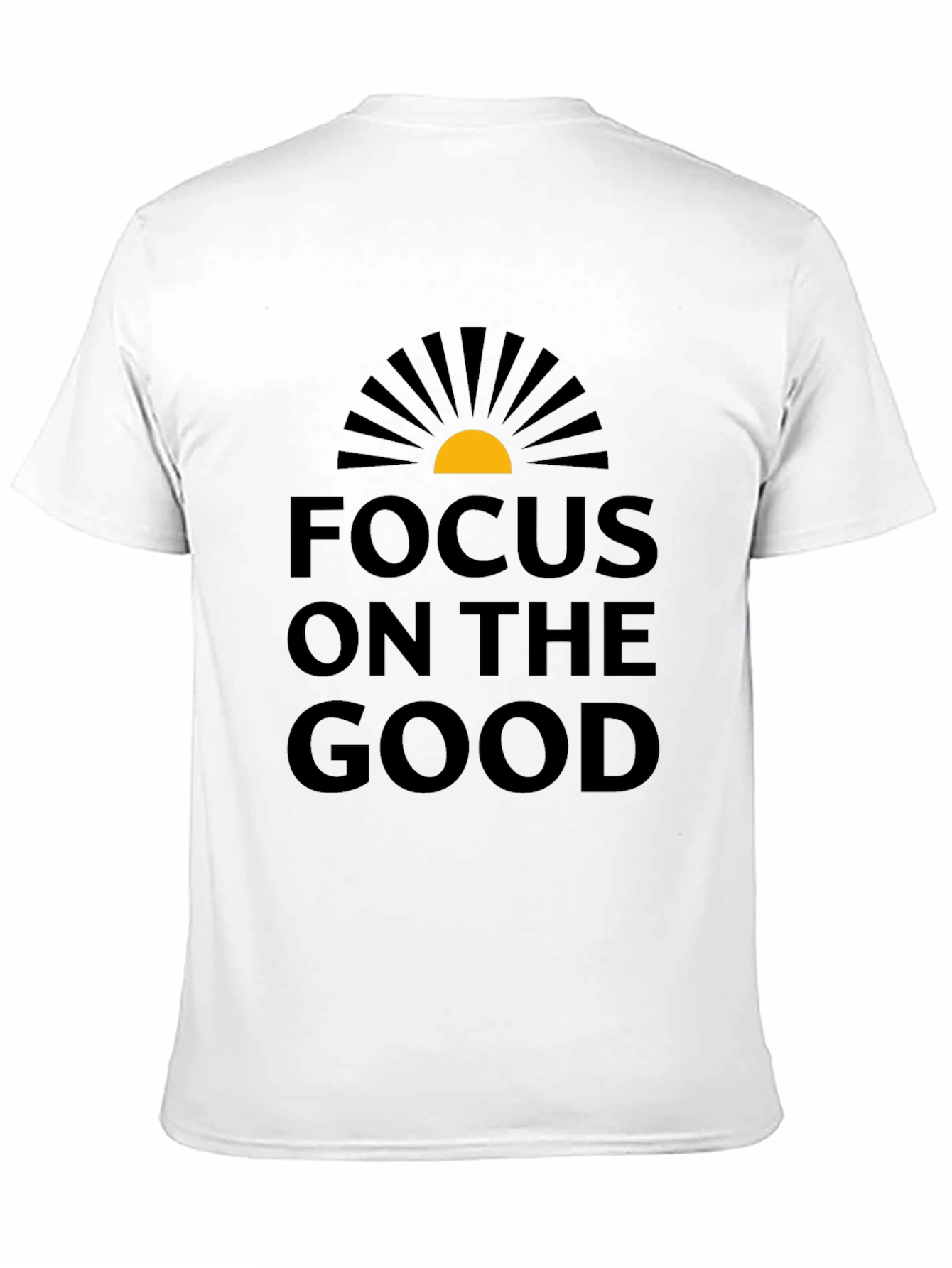 Focus on the Good Graphic T-Shirt - Black