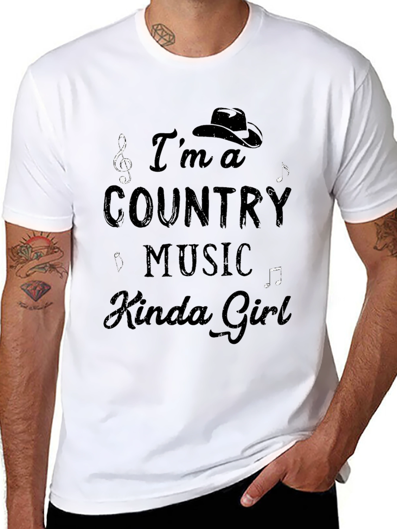 Country Music Girl Graphic T-Shirt