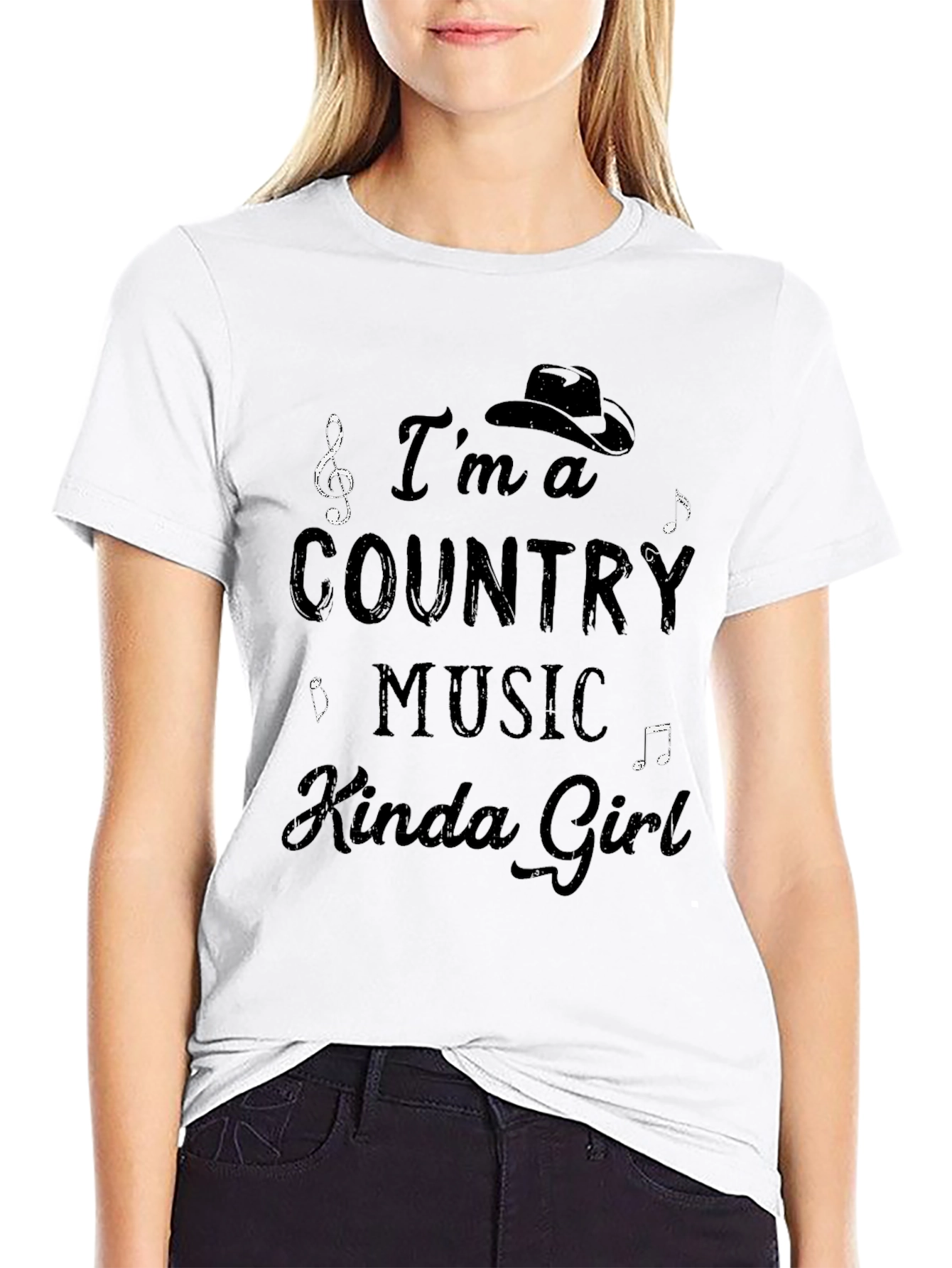 Country Music Girl Graphic T-Shirt
