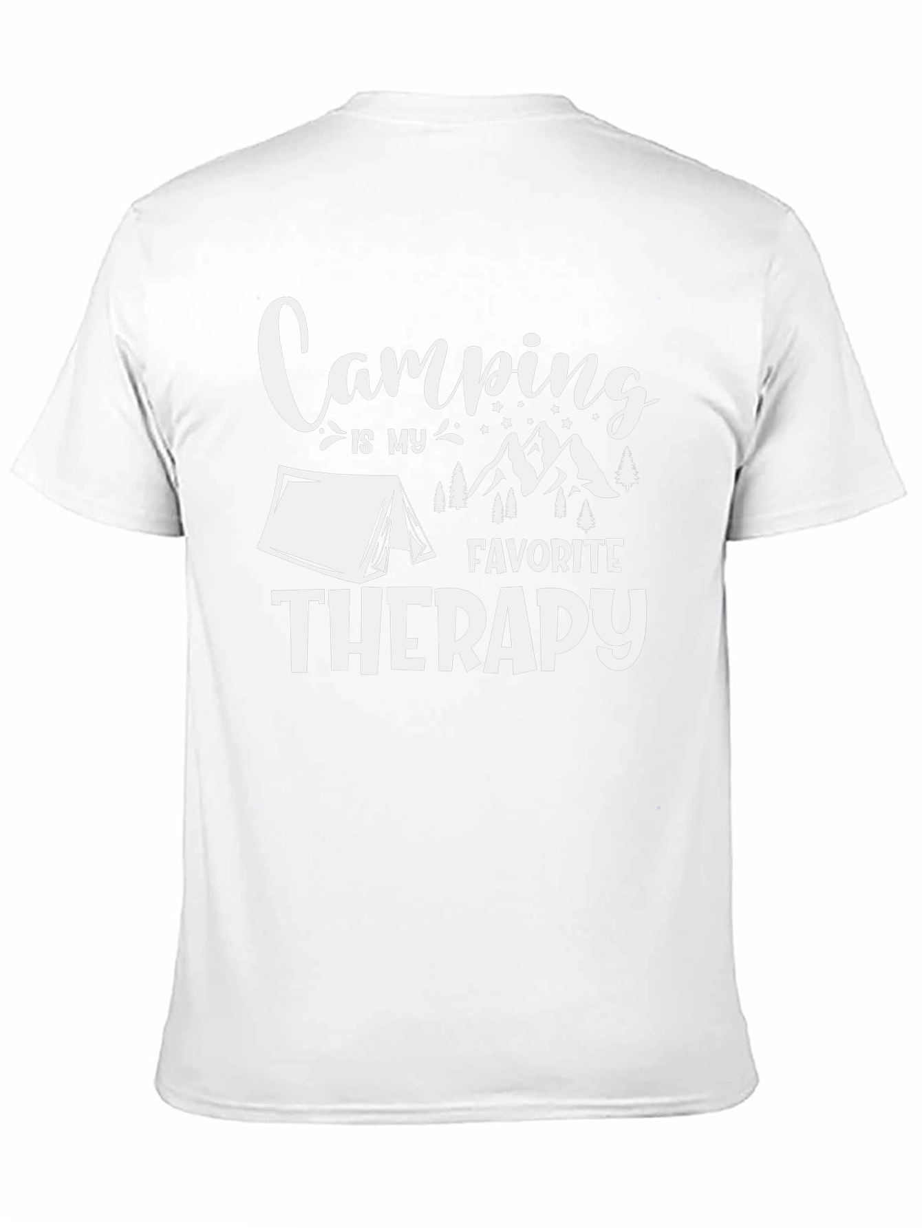 Camping is my Favorite Therapy Graphic T-Shirt