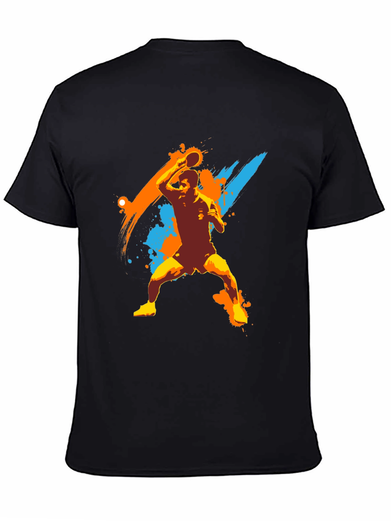 Table Tennis Player Graphic T-Shirt
