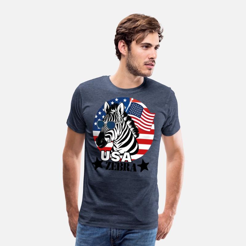Zebra Celebrate 4Th OF July Freedom Day Patriotic