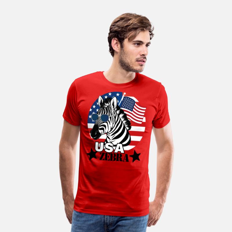 Zebra Celebrate 4Th OF July Freedom Day Patriotic