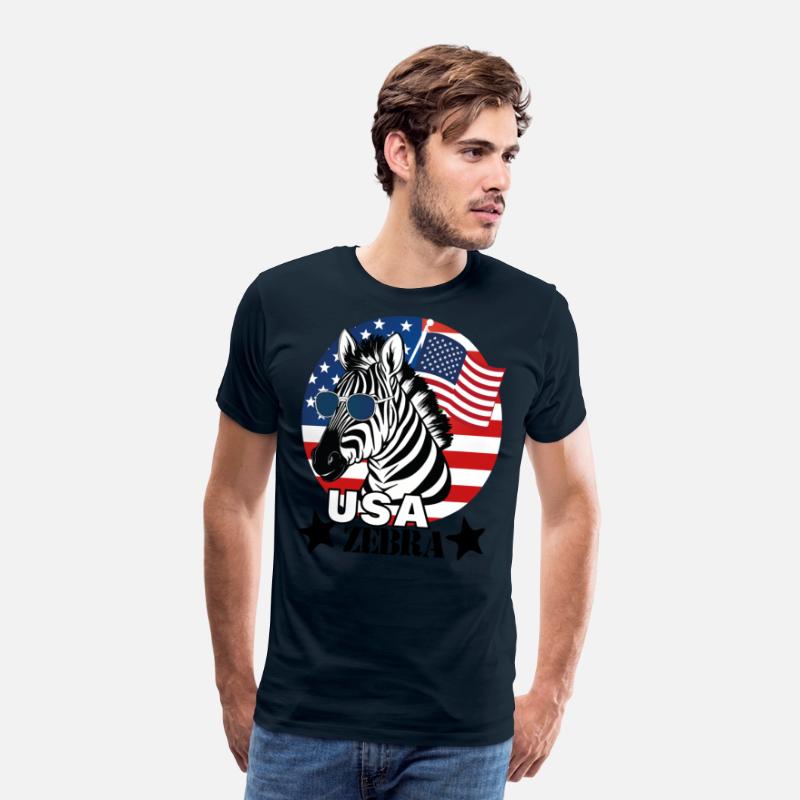 Zebra Celebrate 4Th OF July Freedom Day Patriotic