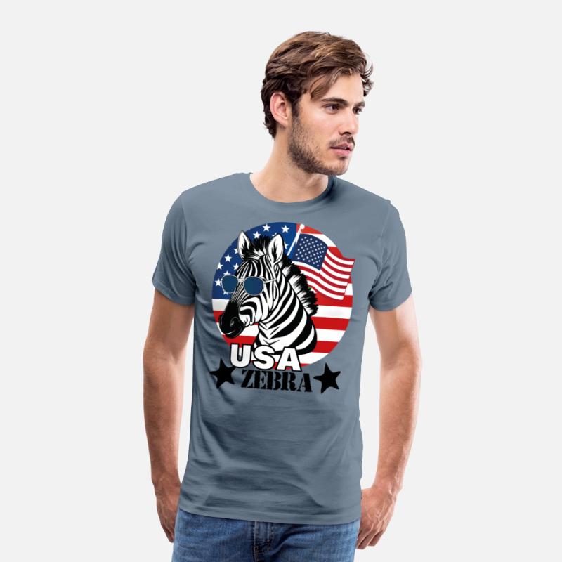 Zebra Celebrate 4Th OF July Freedom Day Patriotic