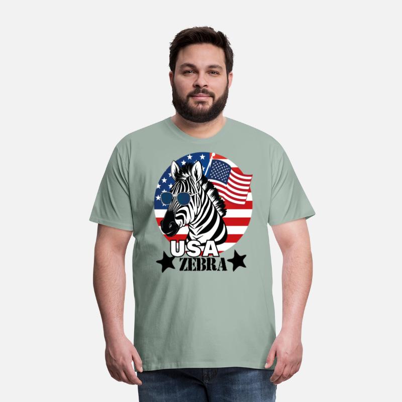 Zebra Celebrate 4Th OF July Freedom Day Patriotic