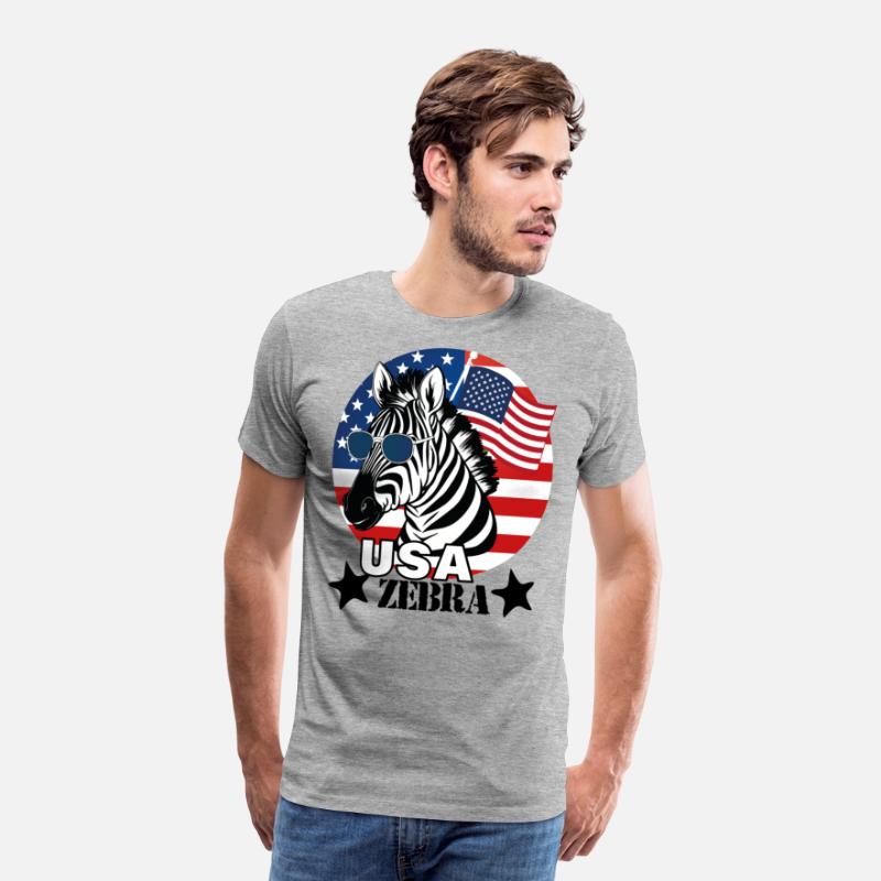 Zebra Celebrate 4Th OF July Freedom Day Patriotic