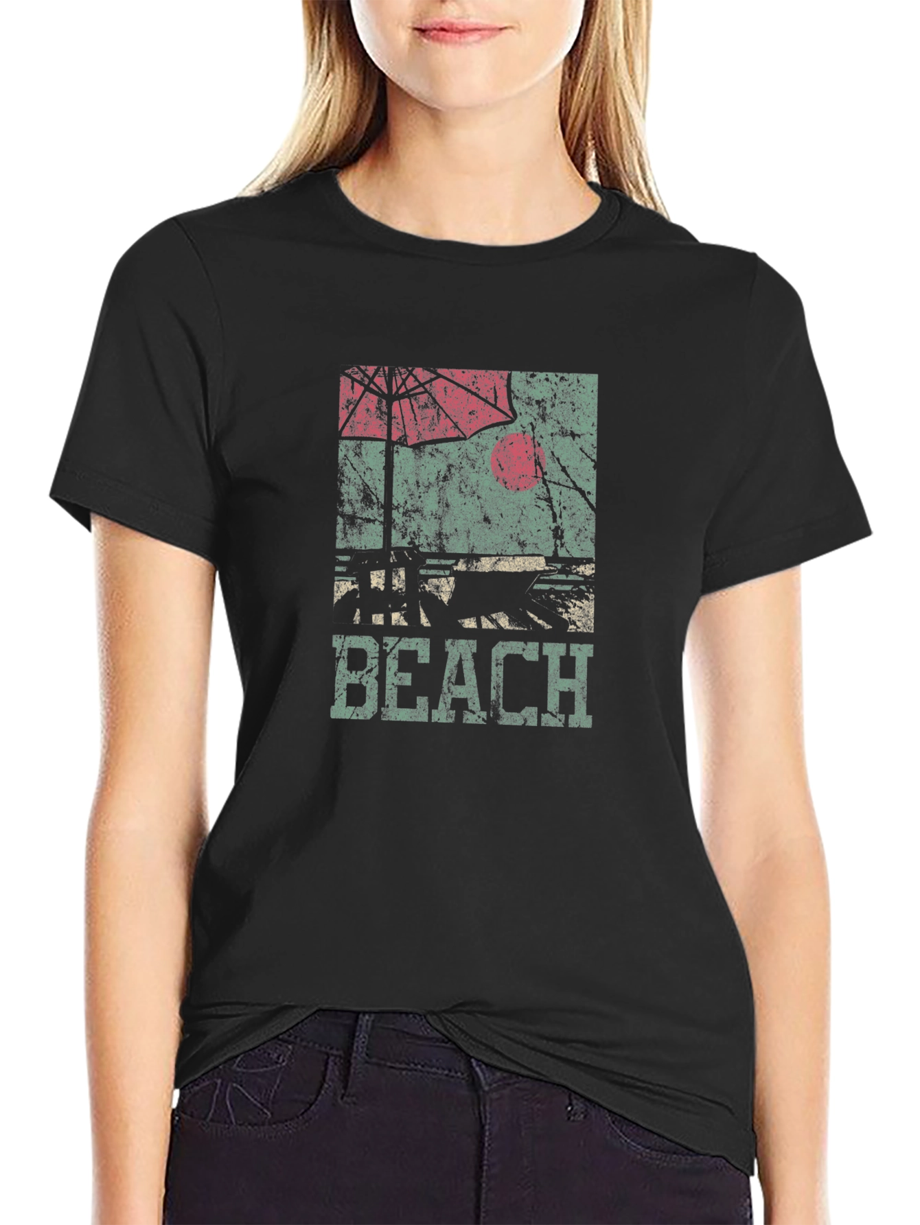 Retro Beach Graphic T-Shirt