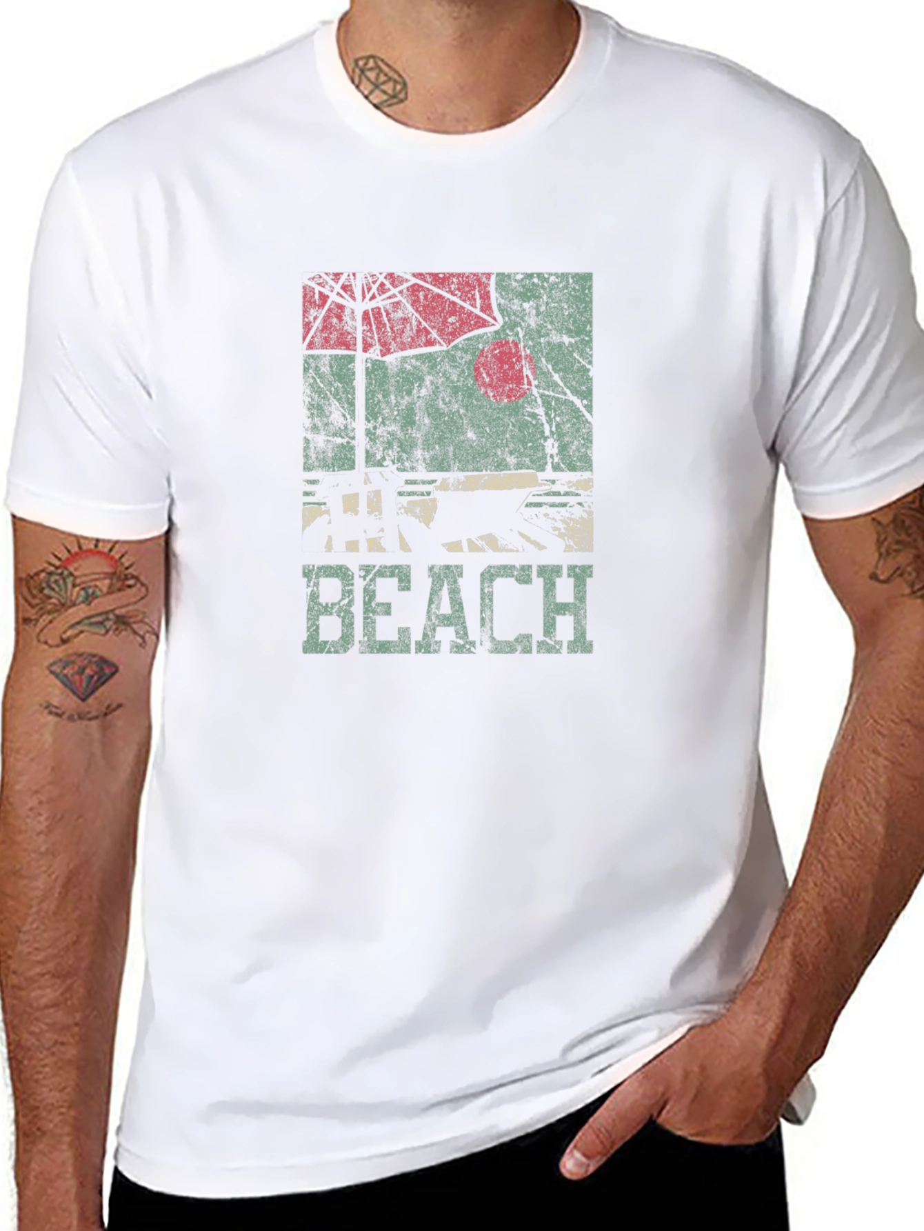 Retro Beach Graphic T-Shirt